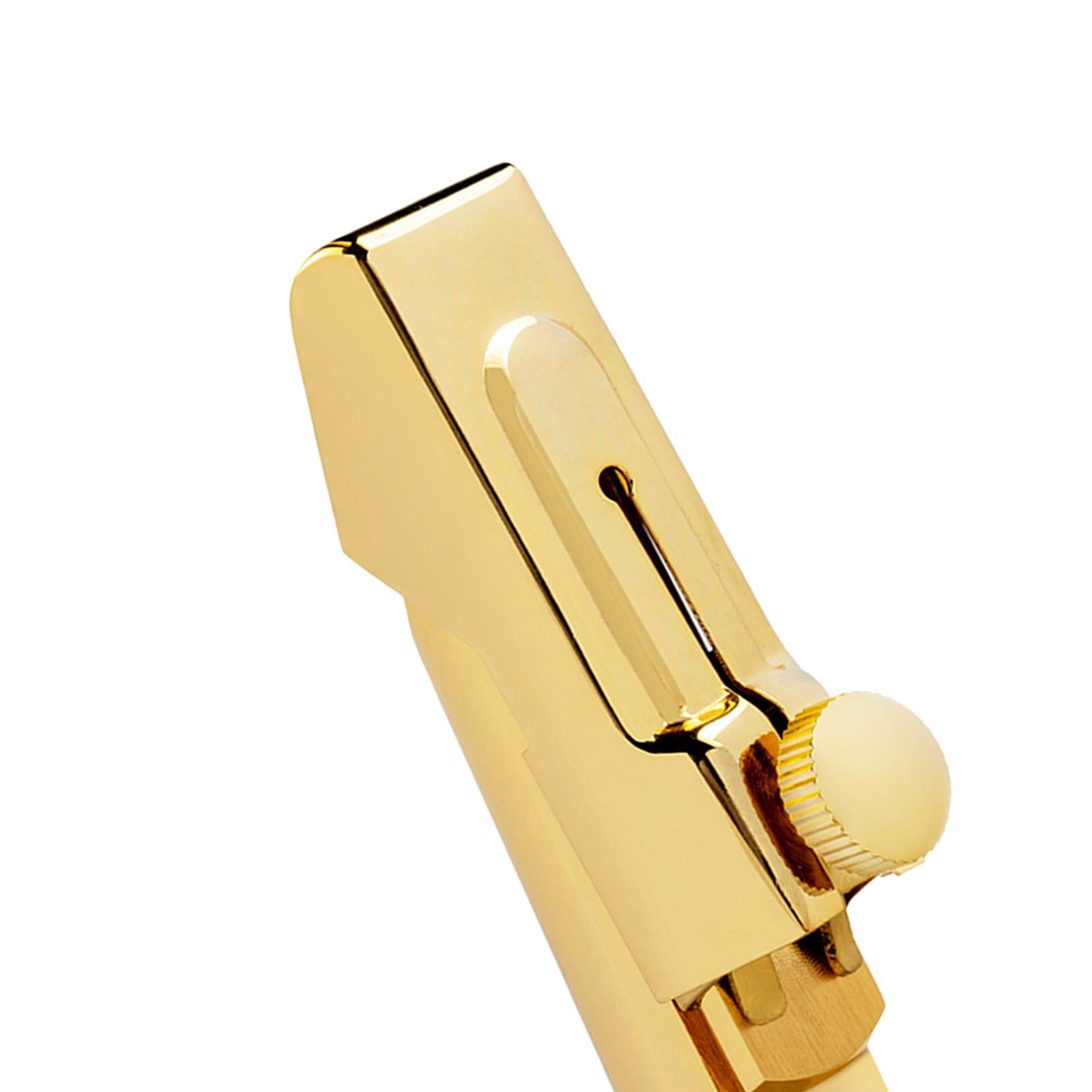 Metal Gold-Plated Baritone Saxophone Mouthpiece for Saxophone Accessory Size 6