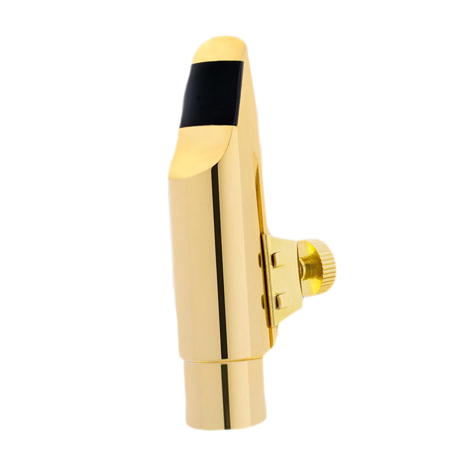 Soprano Saxophone Mouthpiece Gold Size 5 6 7 8 9 for Music Lovers Gifts Size 6