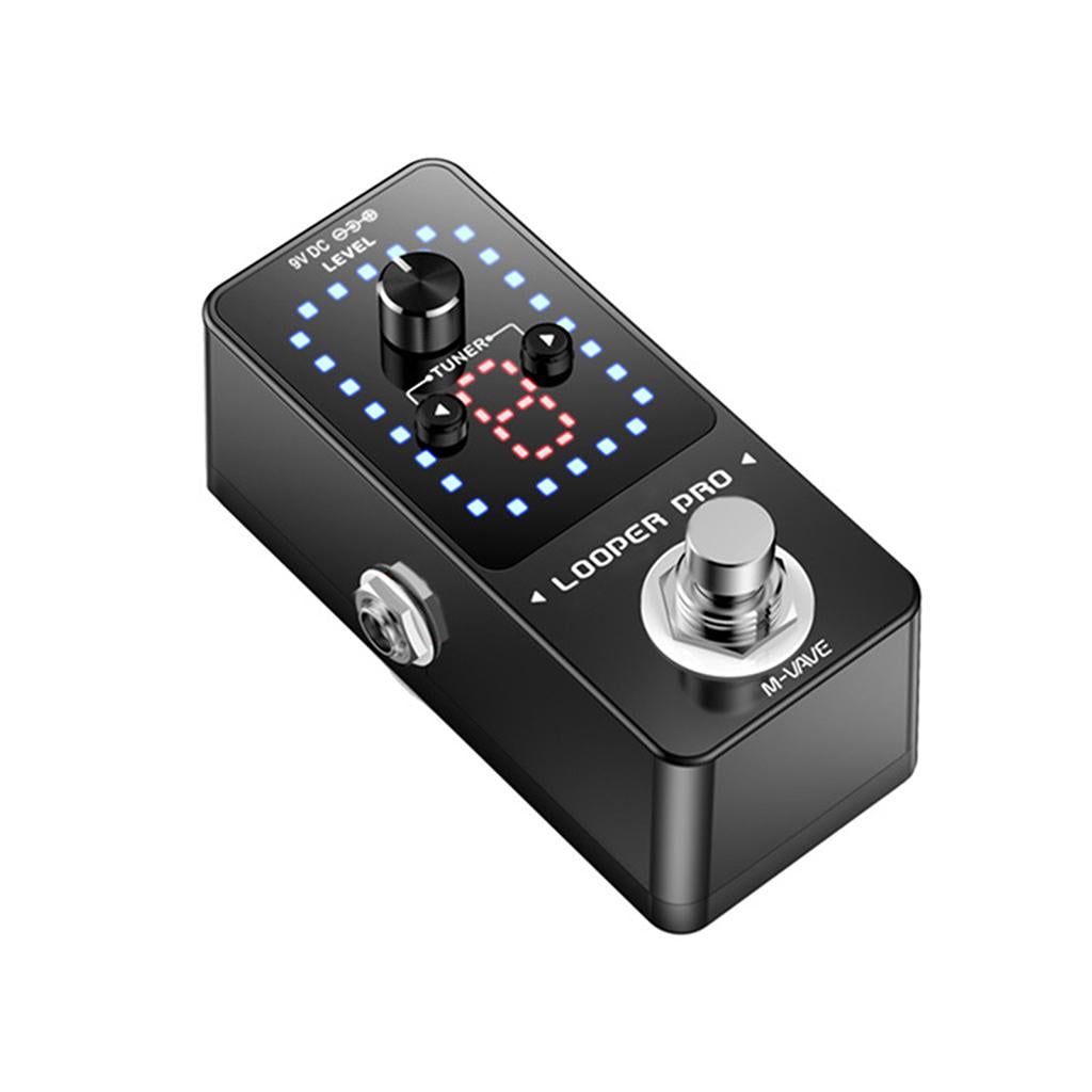 Mini 9 Loopers 40 minute Loop Recording Guitar Effects Pedal LED Display