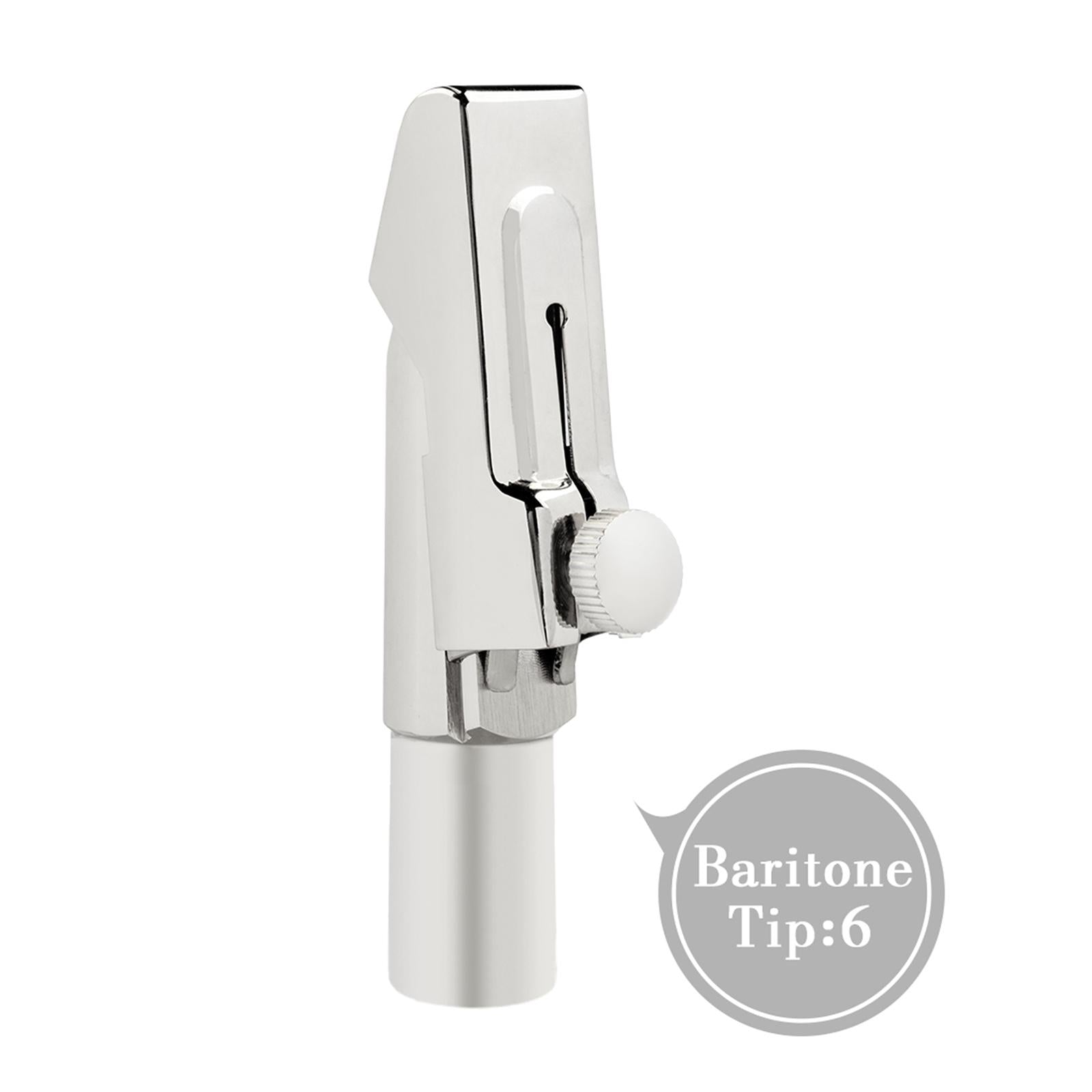 Metal Baritone Sax Mouthpiece Beginners Musical Instrument Accessory Size 6