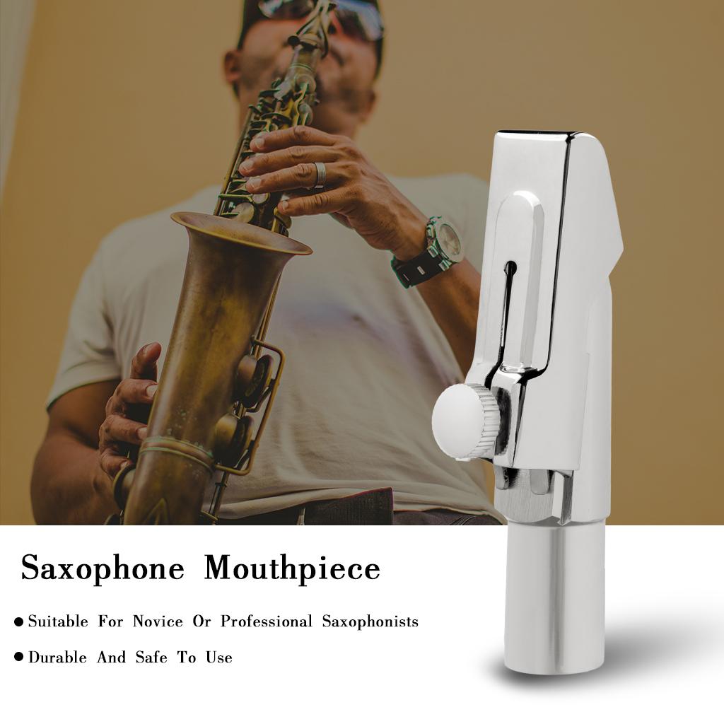 Metal Tenor Sax Mouthpiece Beginners Musical Instrument Accessories Size 7
