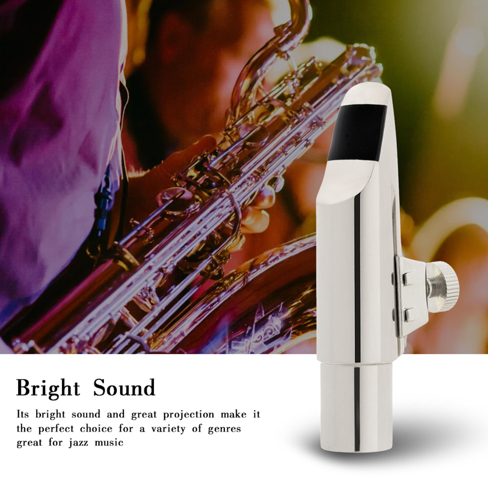Metal Alto Sax Mouthpiece Beginners Musical Instrument Accessories Size 7