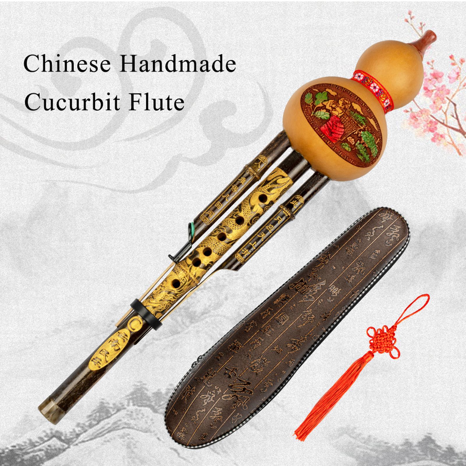 Hulusi Chinese Musical Instrument Woodwind Gourd Flute for Music Lovers