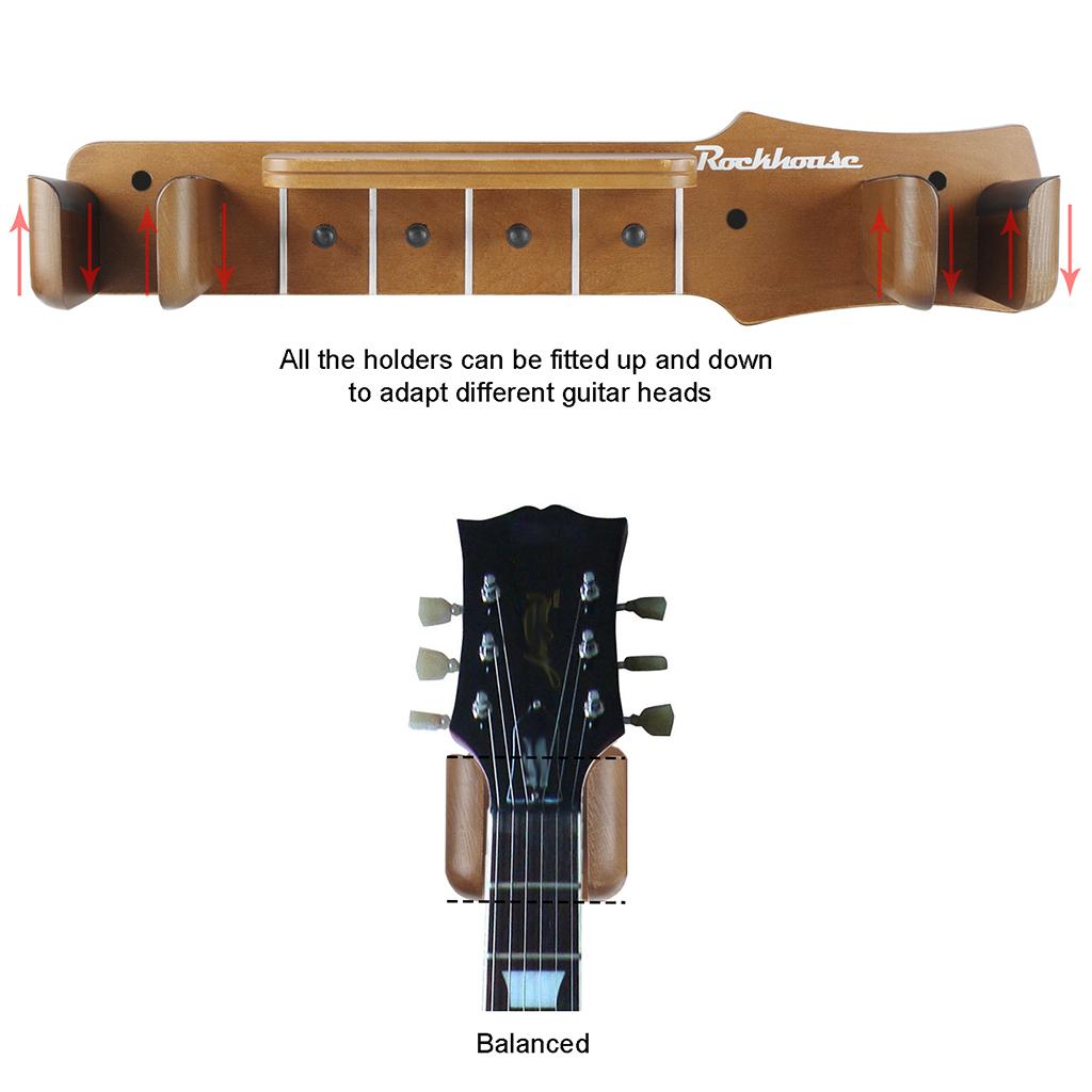 Wooden Guitar Hanger Stand Rack Guitar Hanger for Bass Musical Instruments