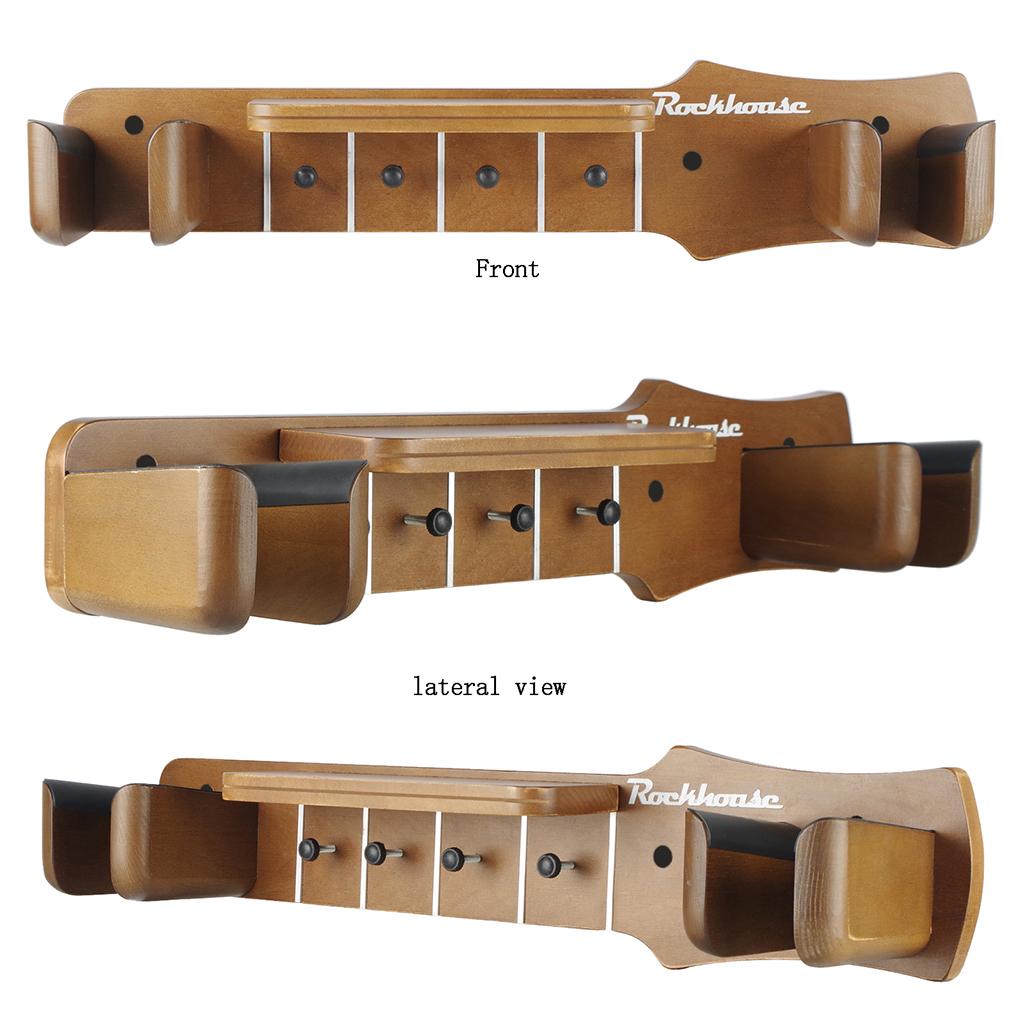 Wooden Guitar Hanger Stand Rack Guitar Hanger for Bass Musical Instruments