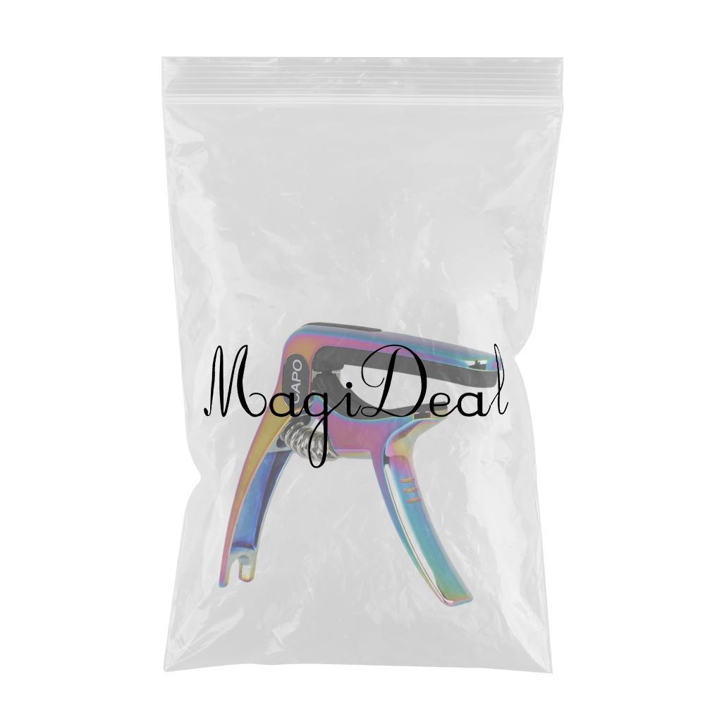 Guitar Capo Guitar Quick Clamp Capo for Acoustic Guitar Bass  Multicolour