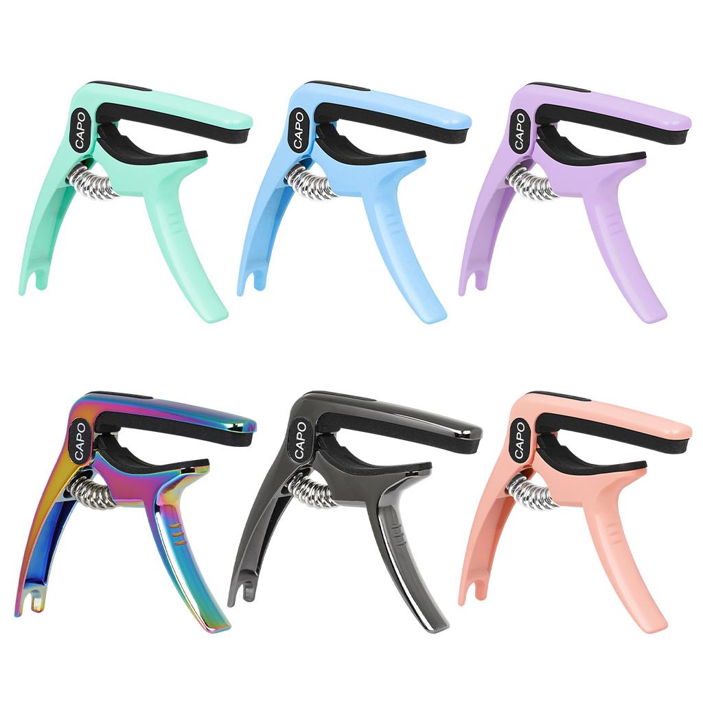 Guitar Capo Guitar Quick Clamp Capo for Acoustic Guitar Bass  Multicolour