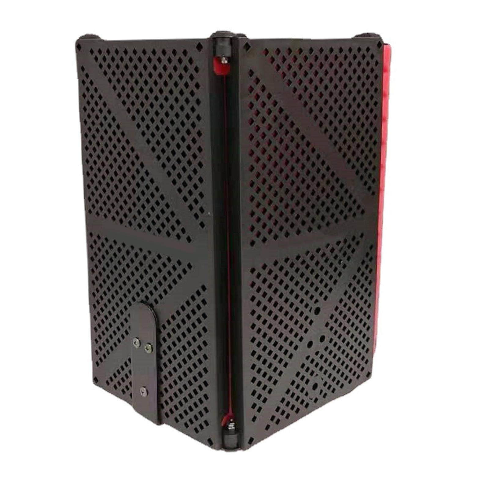 Professional Microphone Isolation Shield, Pop's Filter, Mic Sound Absorbing 3 Panels with Holder