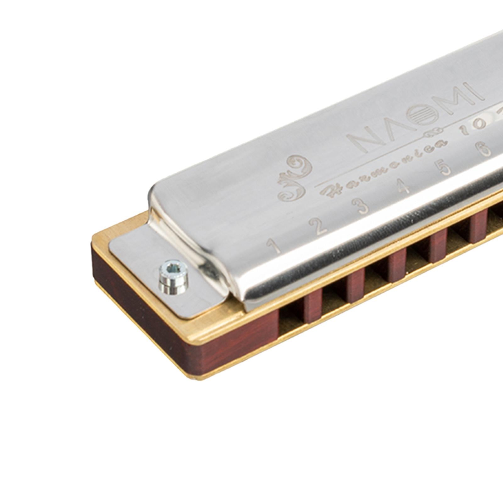 Harmonica with Storage Box Mouth Organ for Adults Professionals Musicians