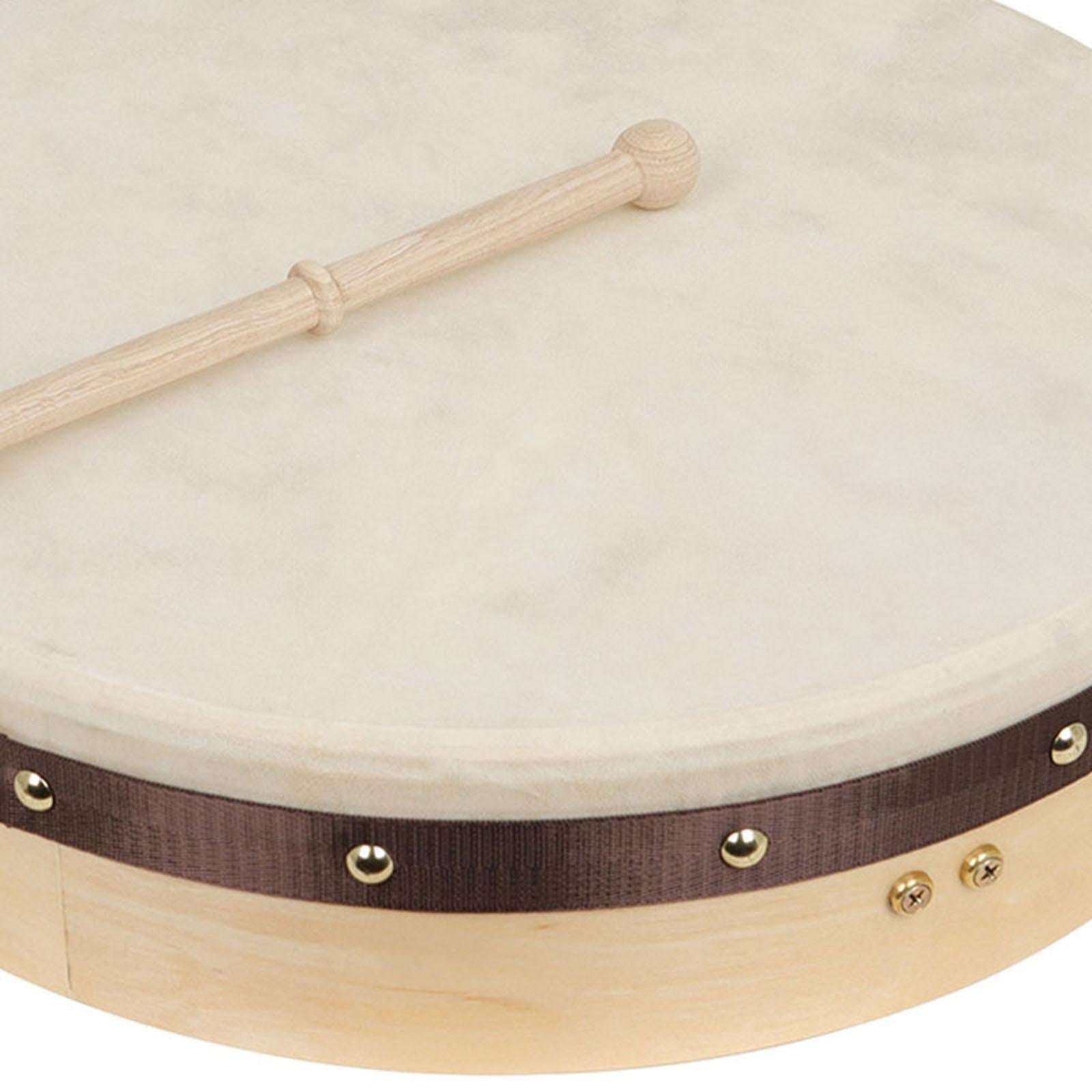 WOODEN TAMBOURINES AND HAND DRUMS PERCUSSION MUSICAL INSTRUMENTS 18in