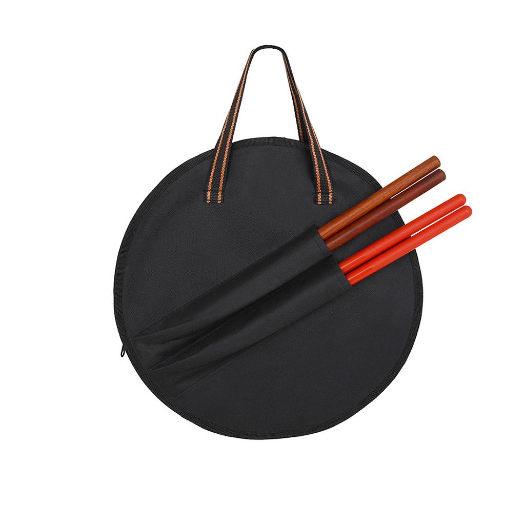 Portable 14 Inch Dumb Drum Bags Storage Bag Shoulder Bag Black