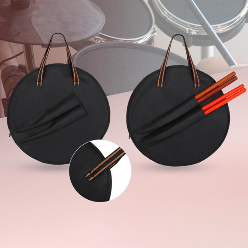 Portable 14 Inch Dumb Drum Bags Storage Bag Shoulder Bag Black