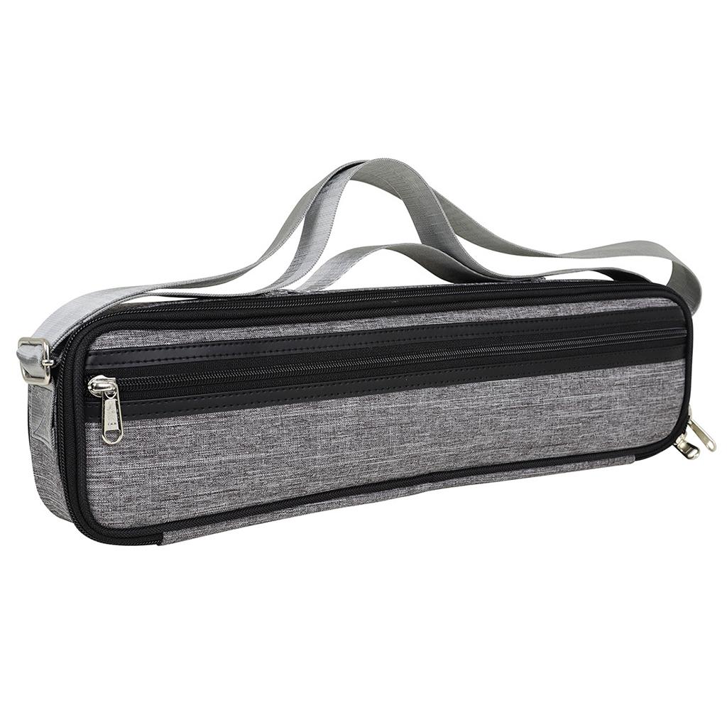 17 Hole Flute Case Protect Waterproof Soft Leather Premium for Concert Flute