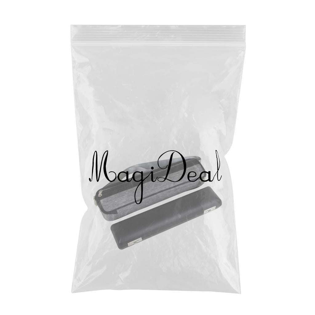 17 Hole Flute Case Protect Waterproof Soft Leather Premium for Concert Flute