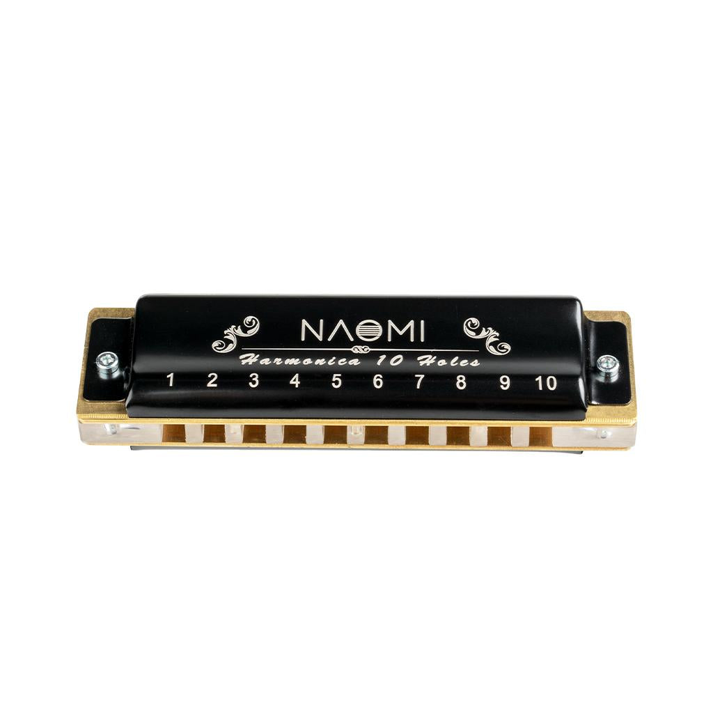 Portable Harmonica 10 Holes Mouth Organ for Kids Musicians Adults