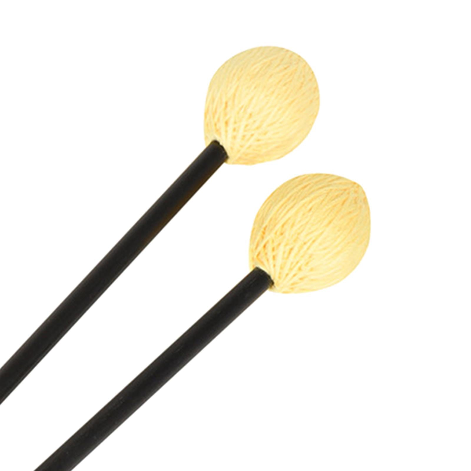 Marimba Mallets Mallet Sticks for Instrument Accessories Wood Block Chime Yellow
