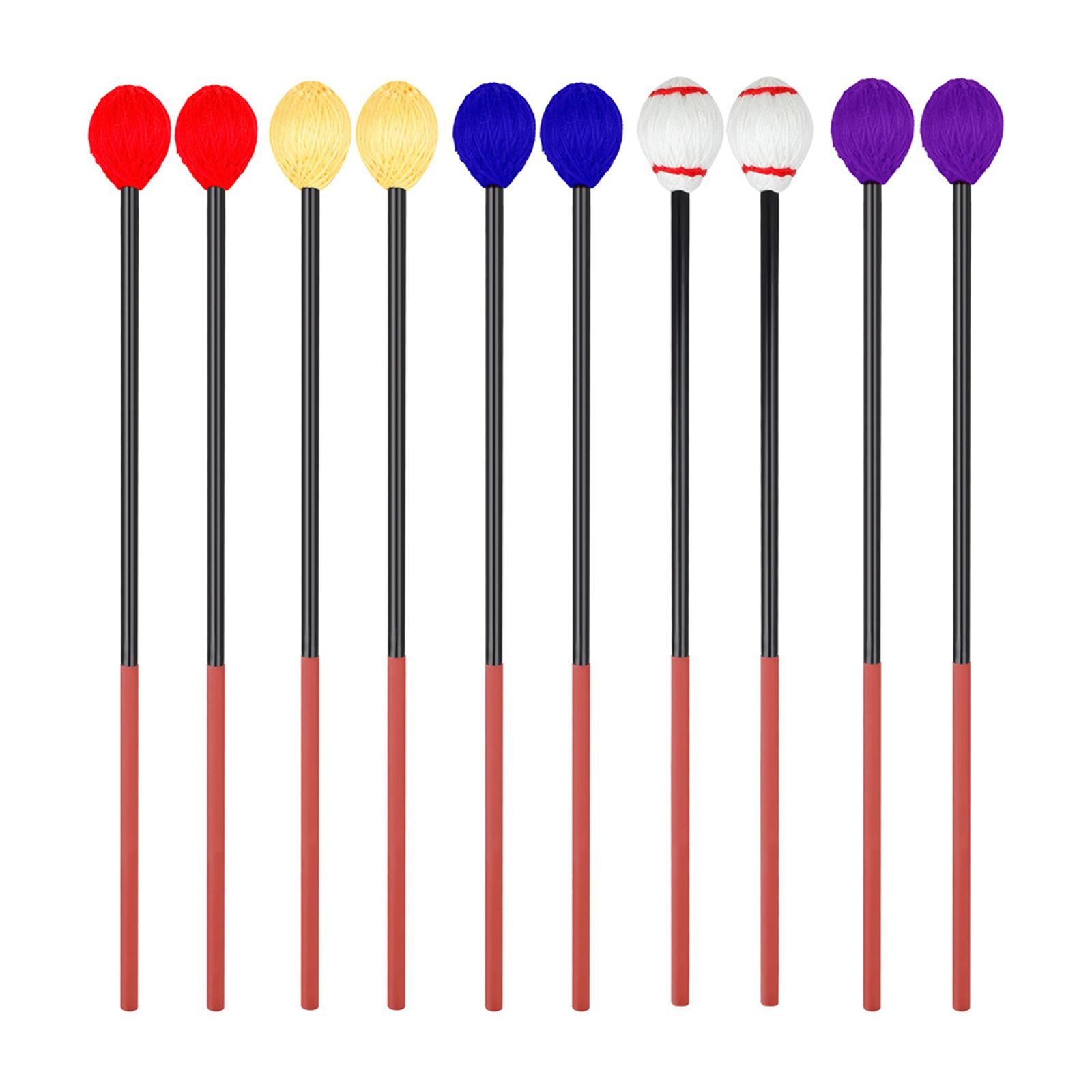 Marimba Mallets Mallet Sticks for Instrument Accessories Wood Block Chime Yellow