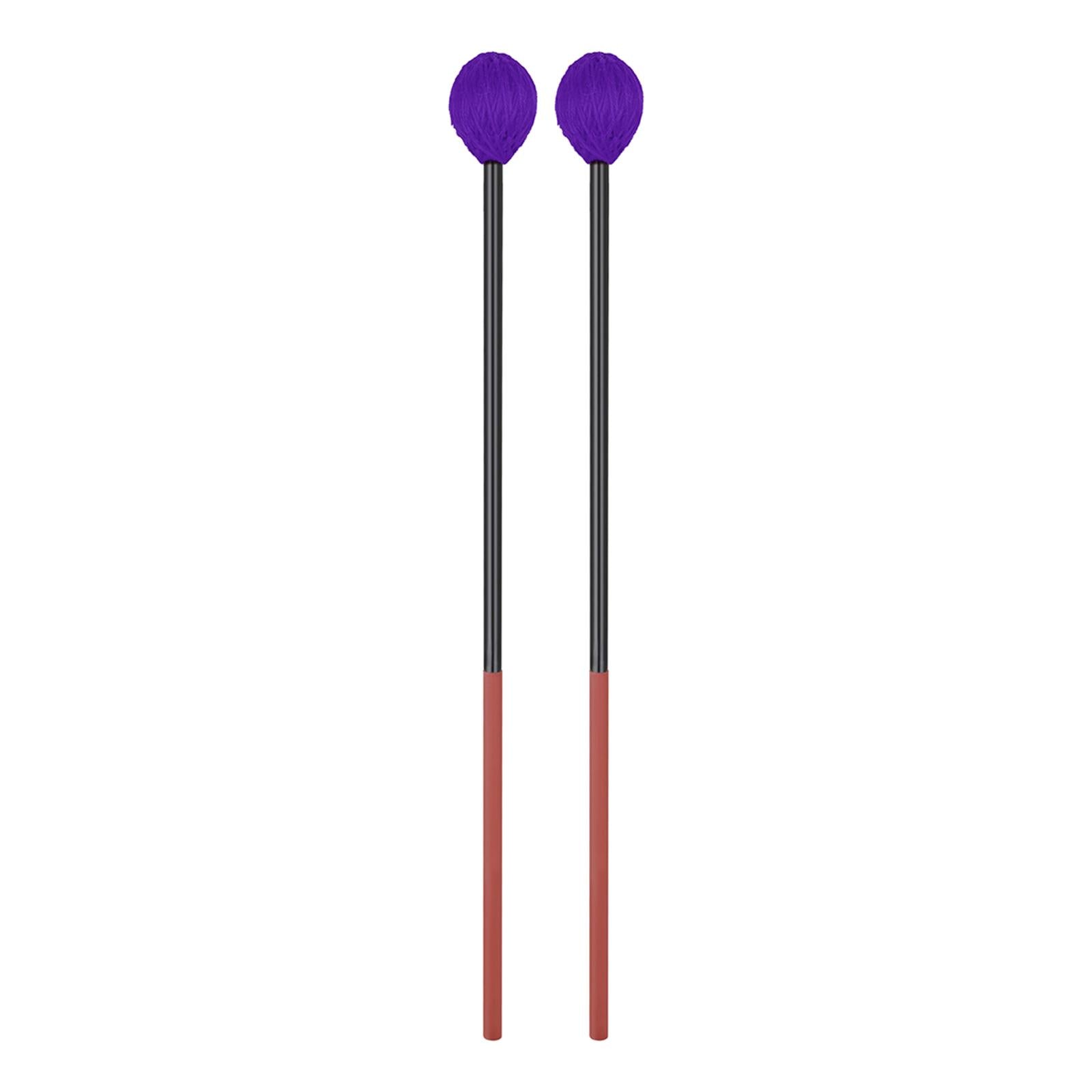 Marimba Mallets Mallet Sticks for Instrument Accessories Wood Block Chime Purple
