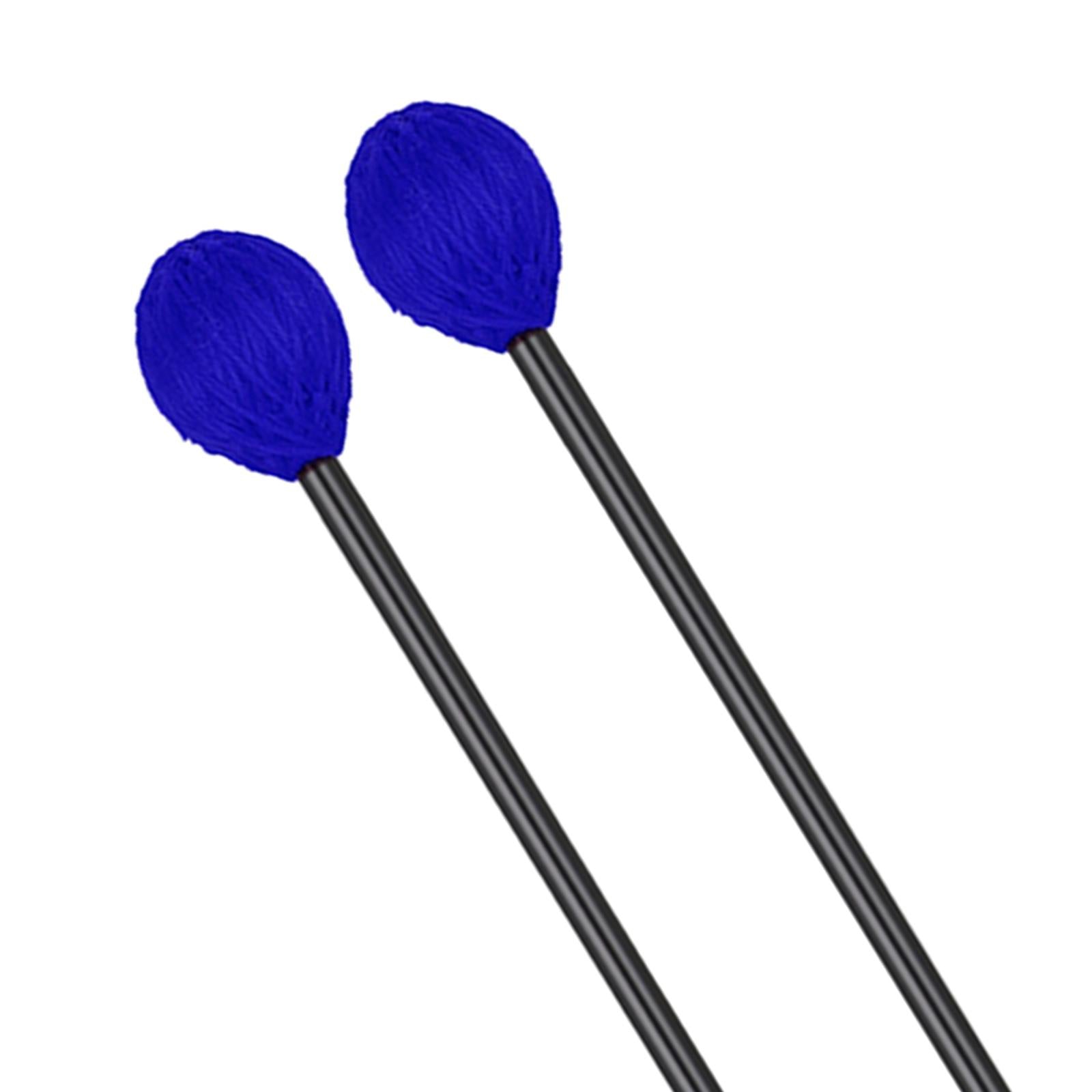 Marimba Mallets Mallet Sticks for Instrument Accessories Wood Block Chime Blue
