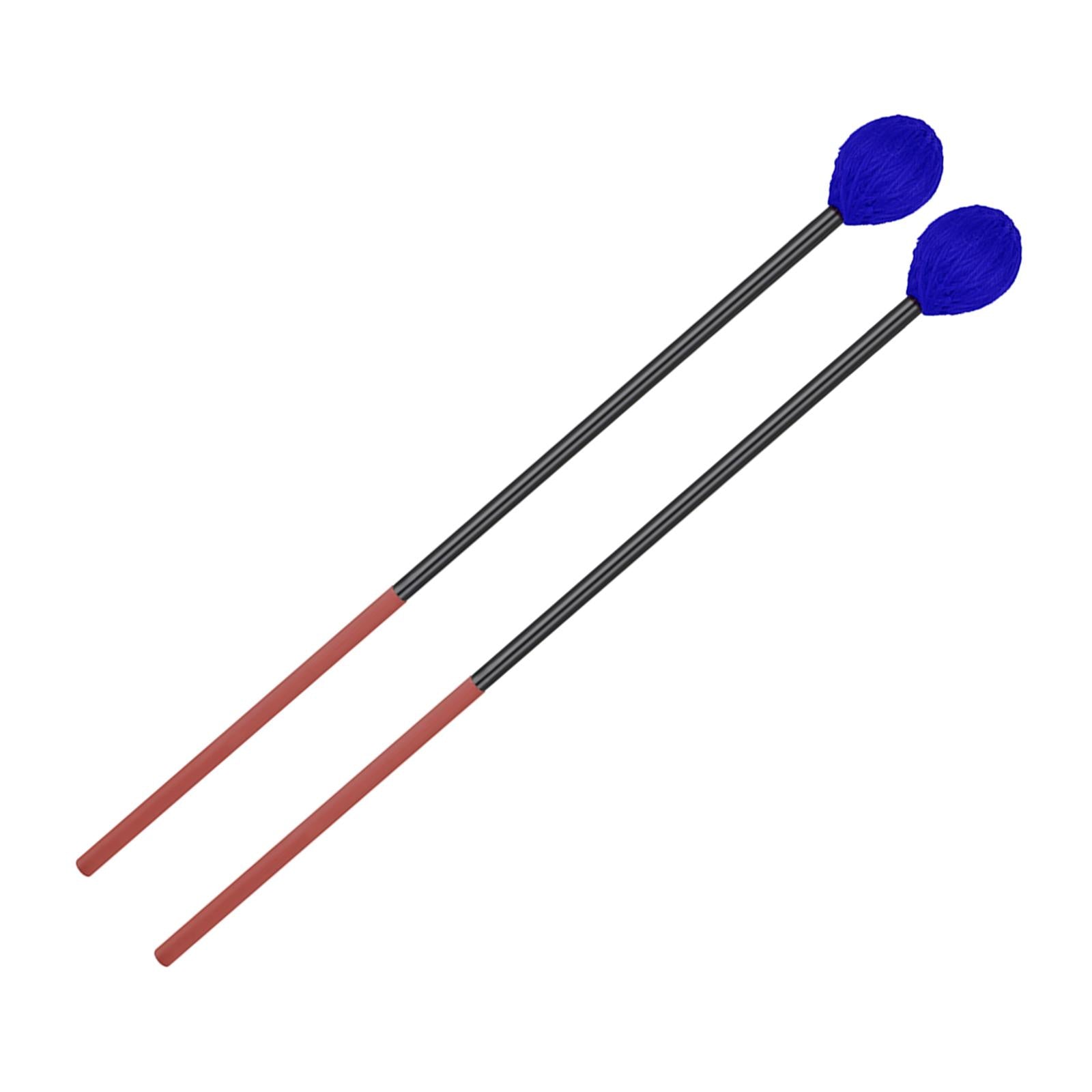 Marimba Mallets Mallet Sticks for Instrument Accessories Wood Block Chime Blue