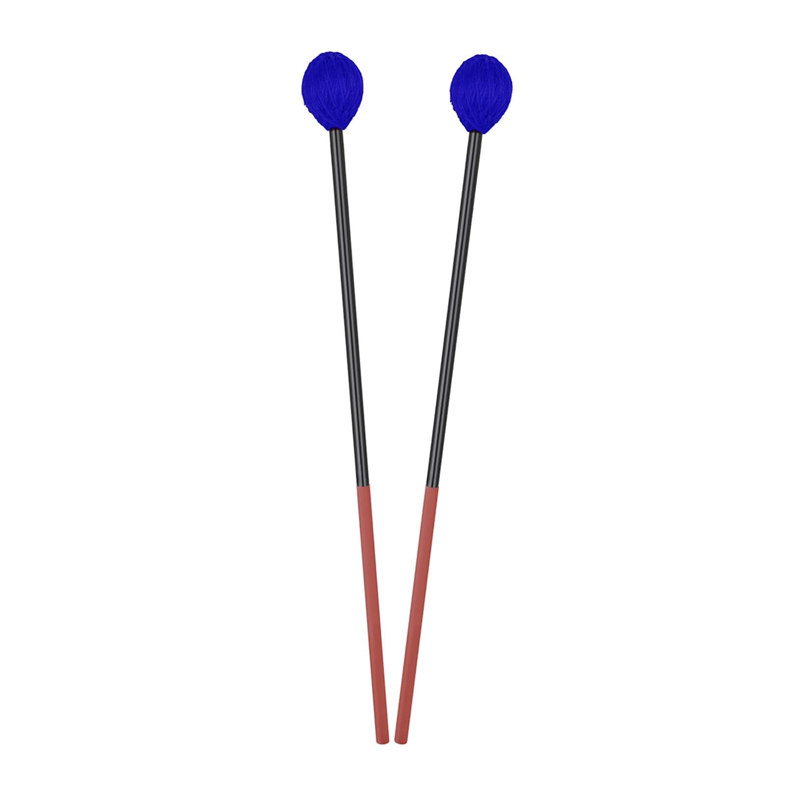 Marimba Mallets Mallet Sticks for Instrument Accessories Wood Block Chime Blue