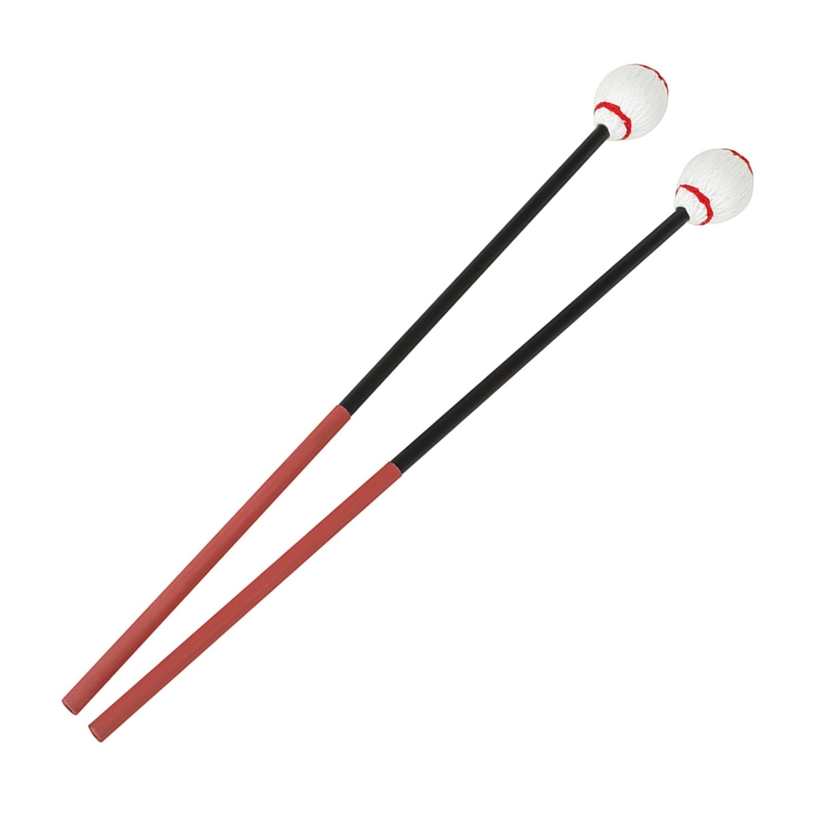 Marimba Mallets Mallet Sticks for Instrument Accessories Wood Block Chime White