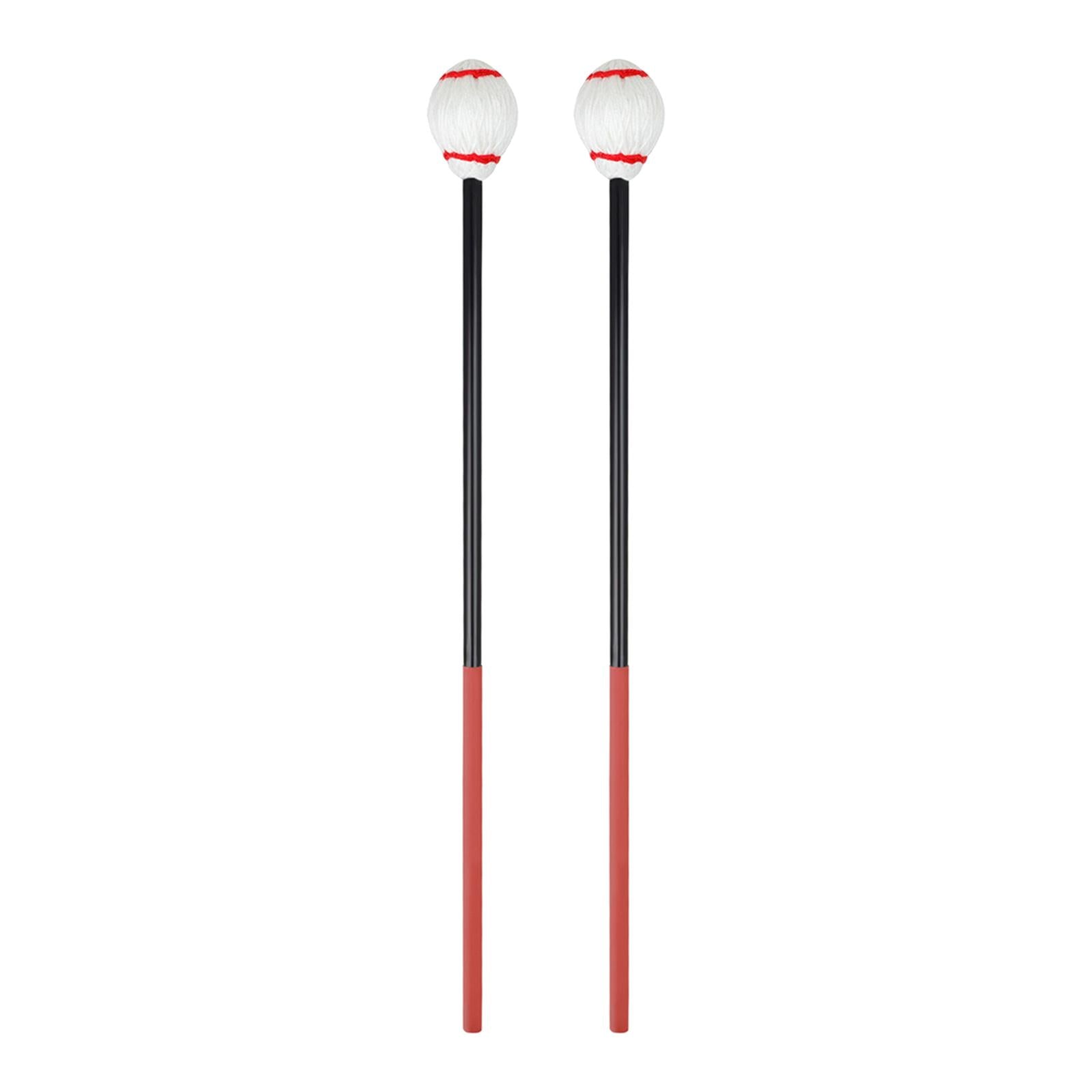 Marimba Mallets Mallet Sticks for Instrument Accessories Wood Block Chime White