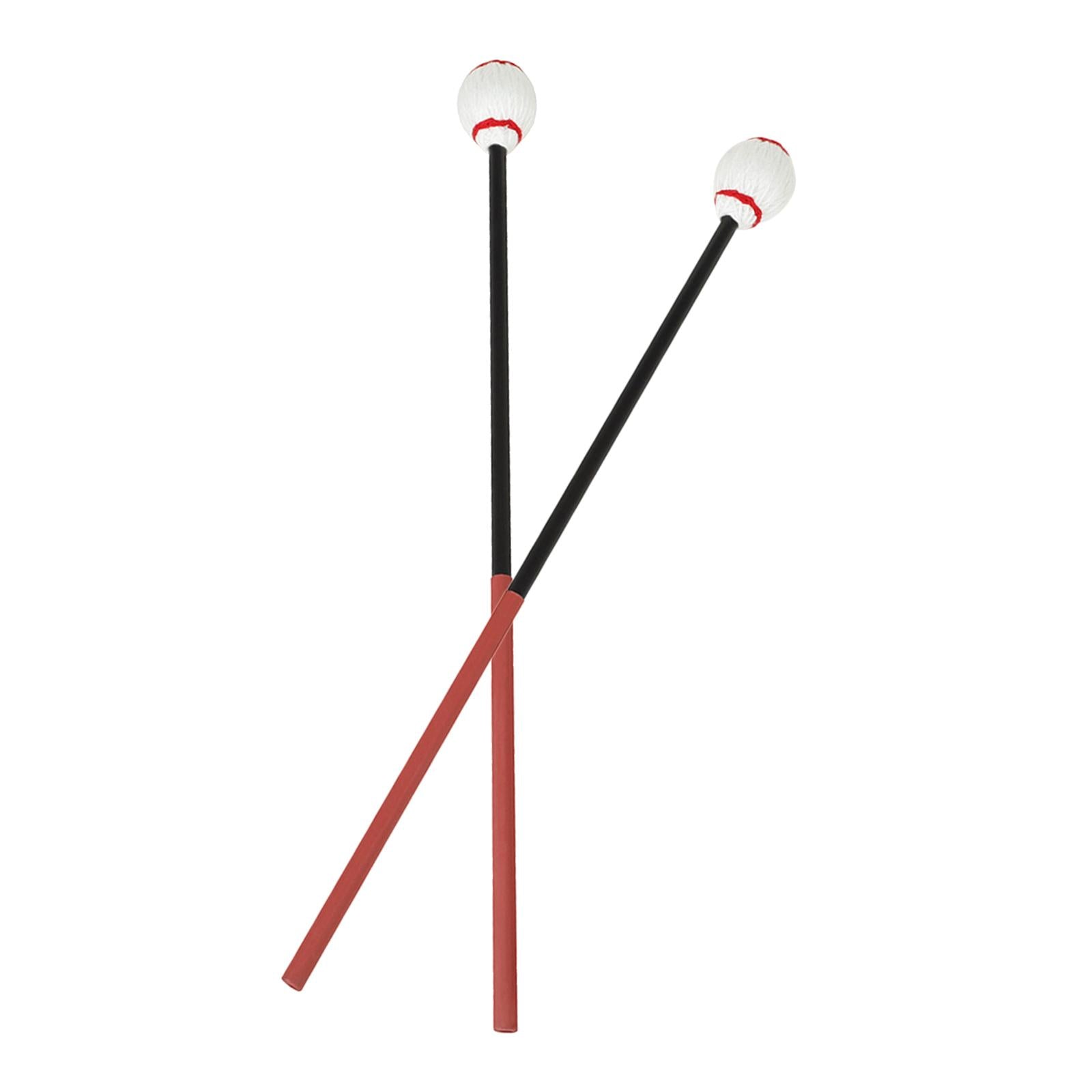 Marimba Mallets Mallet Sticks for Instrument Accessories Wood Block Chime White
