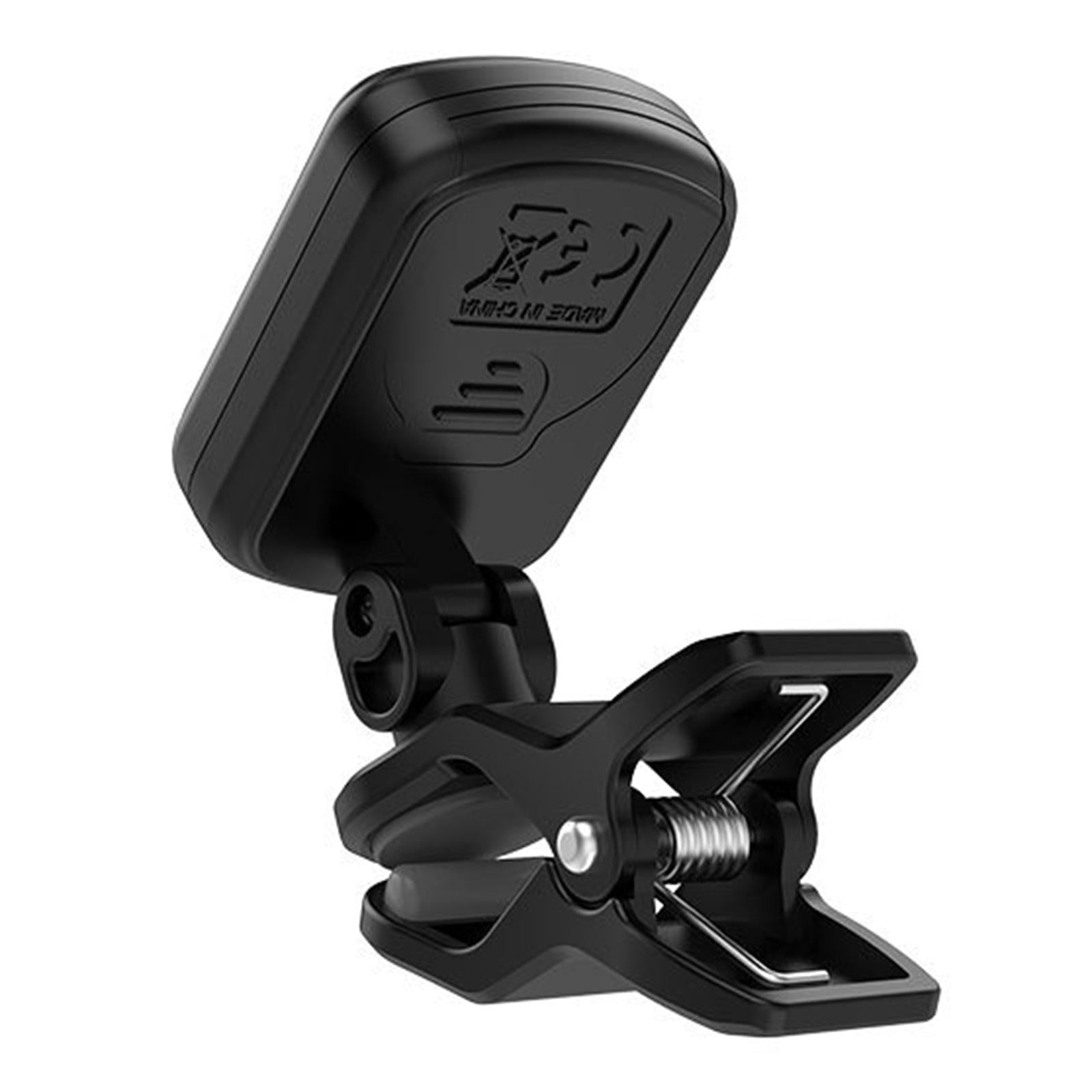 Clip-On LCD Digital Tuner for Guitar, Bass, Violin, Ukulele, Chromatic