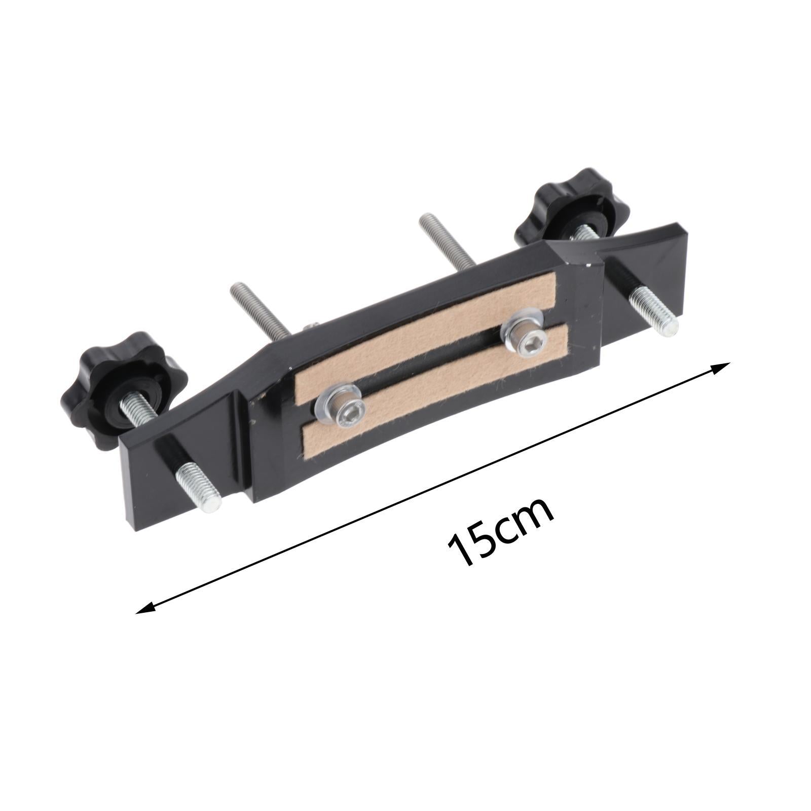 Luthier Tools Aluminum Alloy Guitar Bridge Clamp Guitar Fixture Clip Black