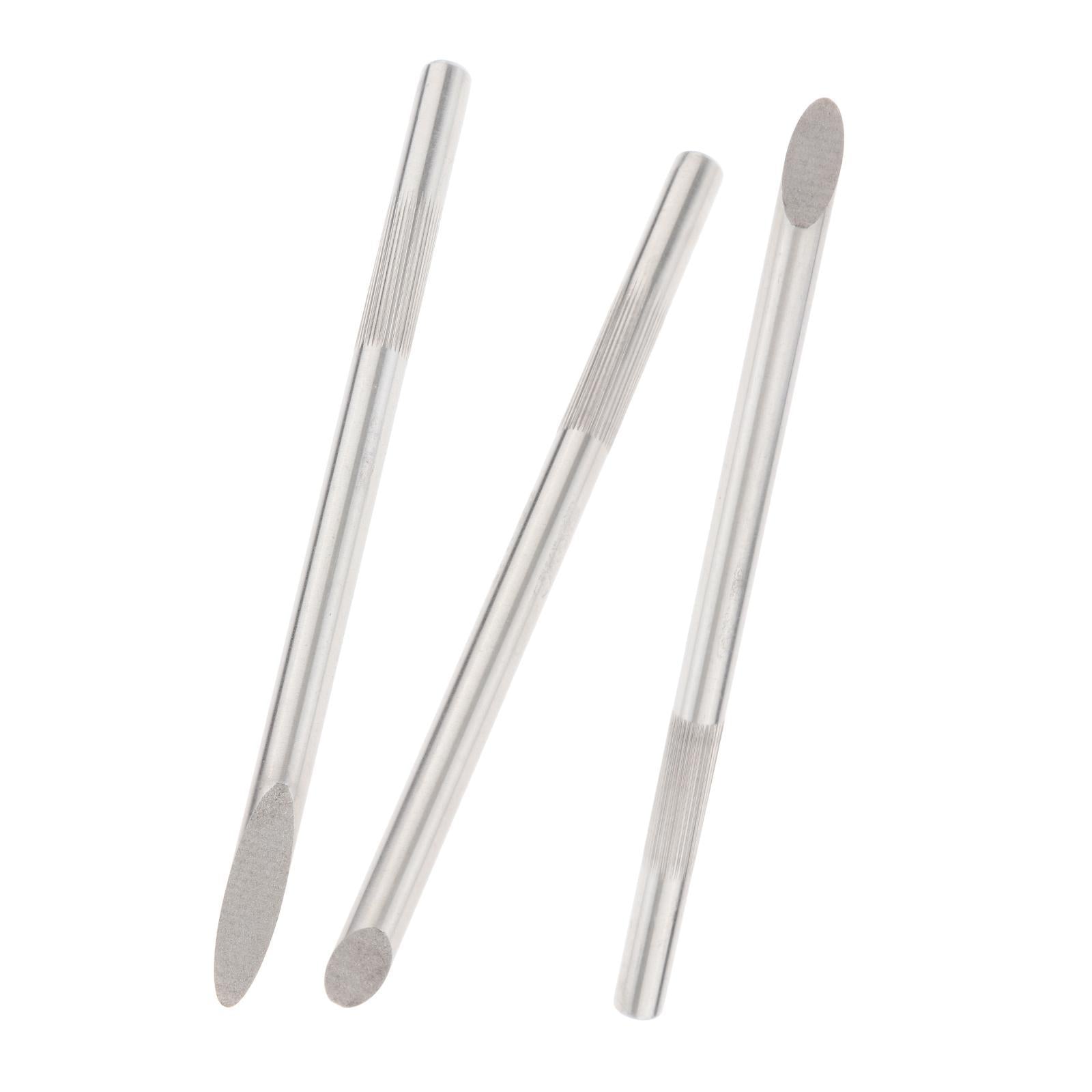 Guitar Fret Dressing Metal File Guitar Repair Tool 3-Sizes S 12.5X0.8CM