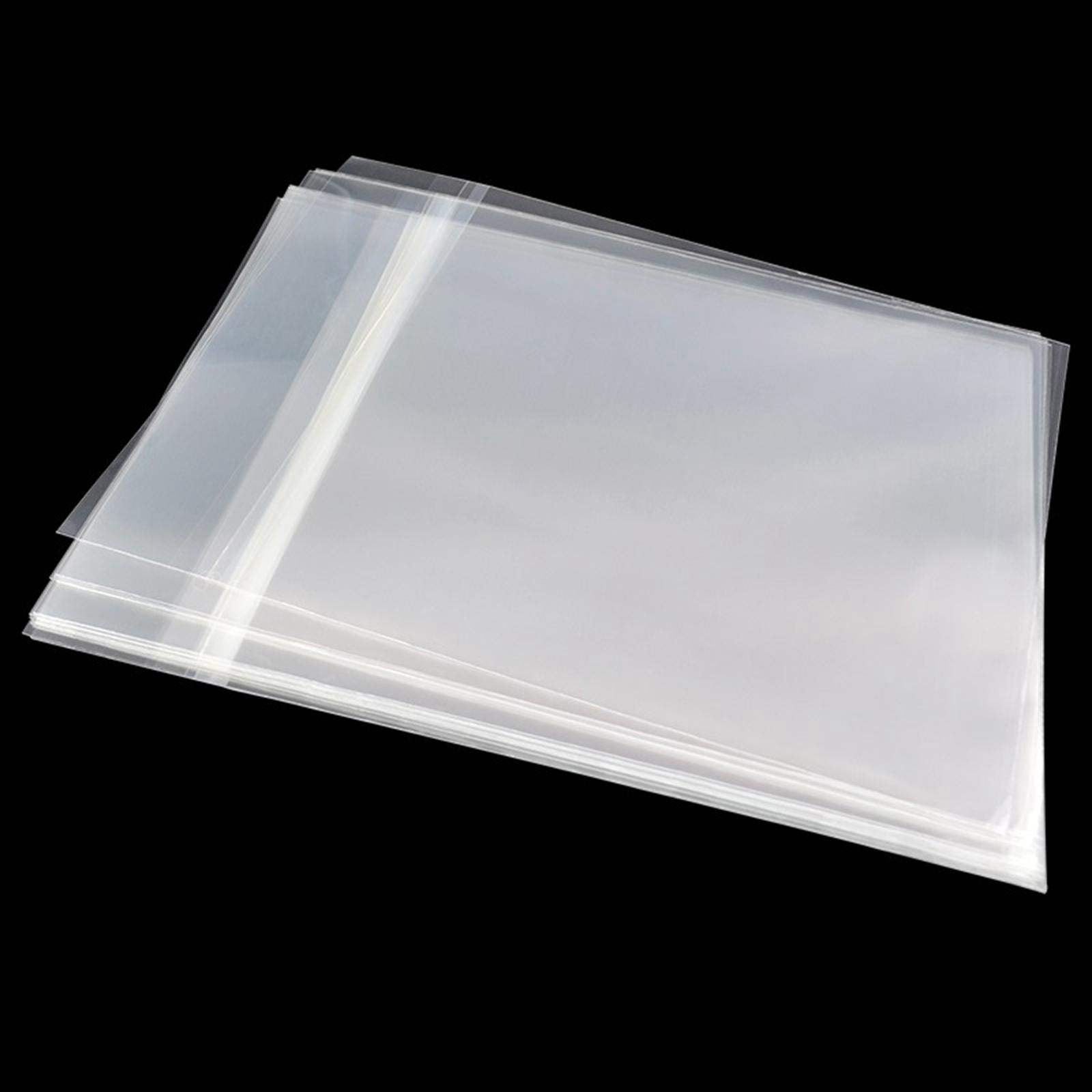 50Pcs Vinyl Record Sleeves Records Bag Reusable Clear for Turntable Player 12inch Dual Record