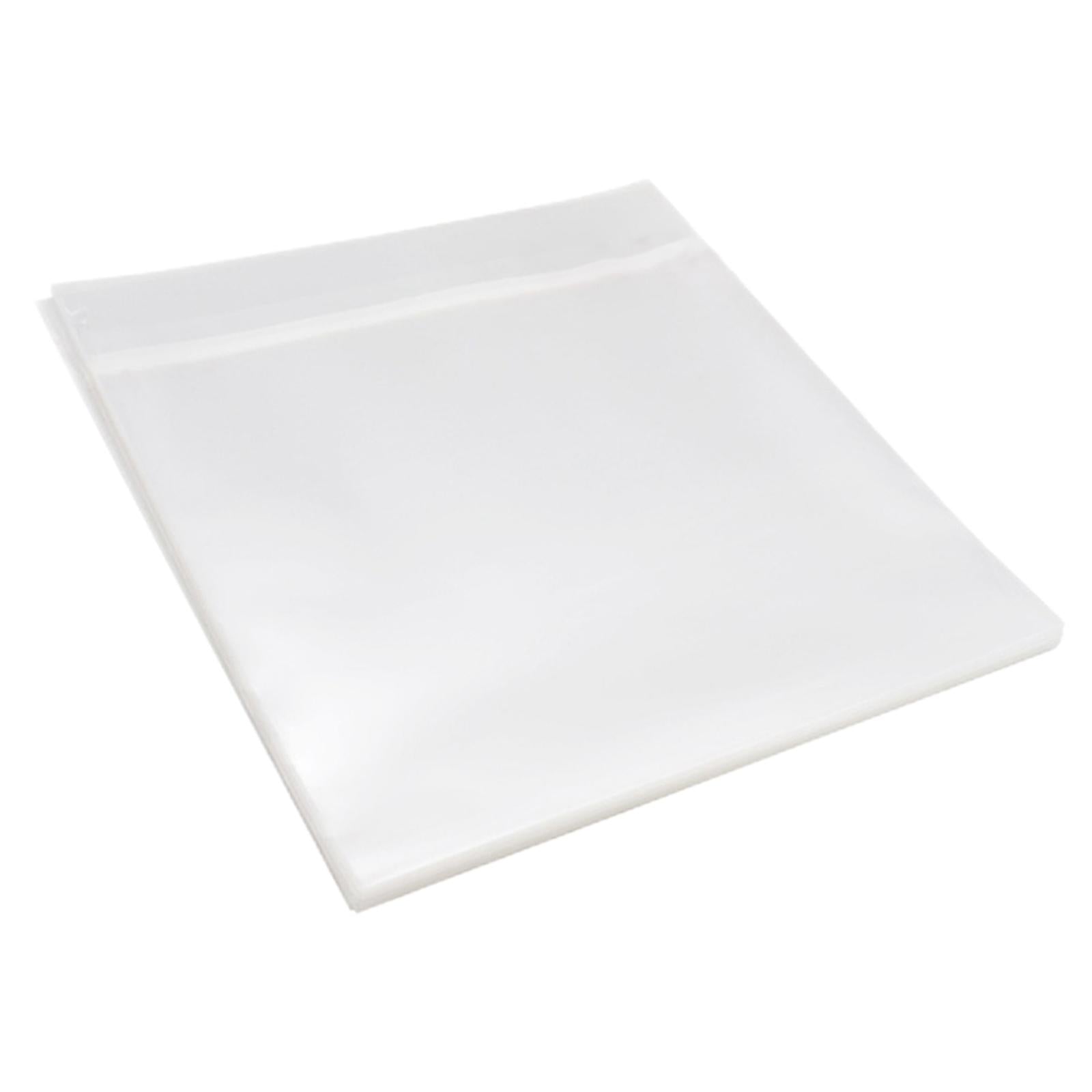 50Pcs Vinyl Record Sleeves Records Bag Reusable Clear for Turntable Player 7inch Recording