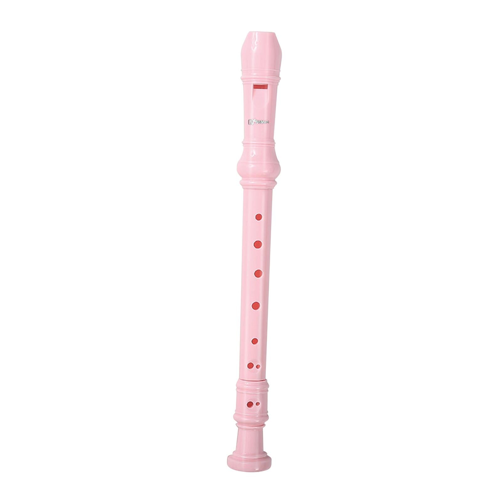 German Style  Soprano Recorder Musical Instrument Gifts  Pink 8 Hole