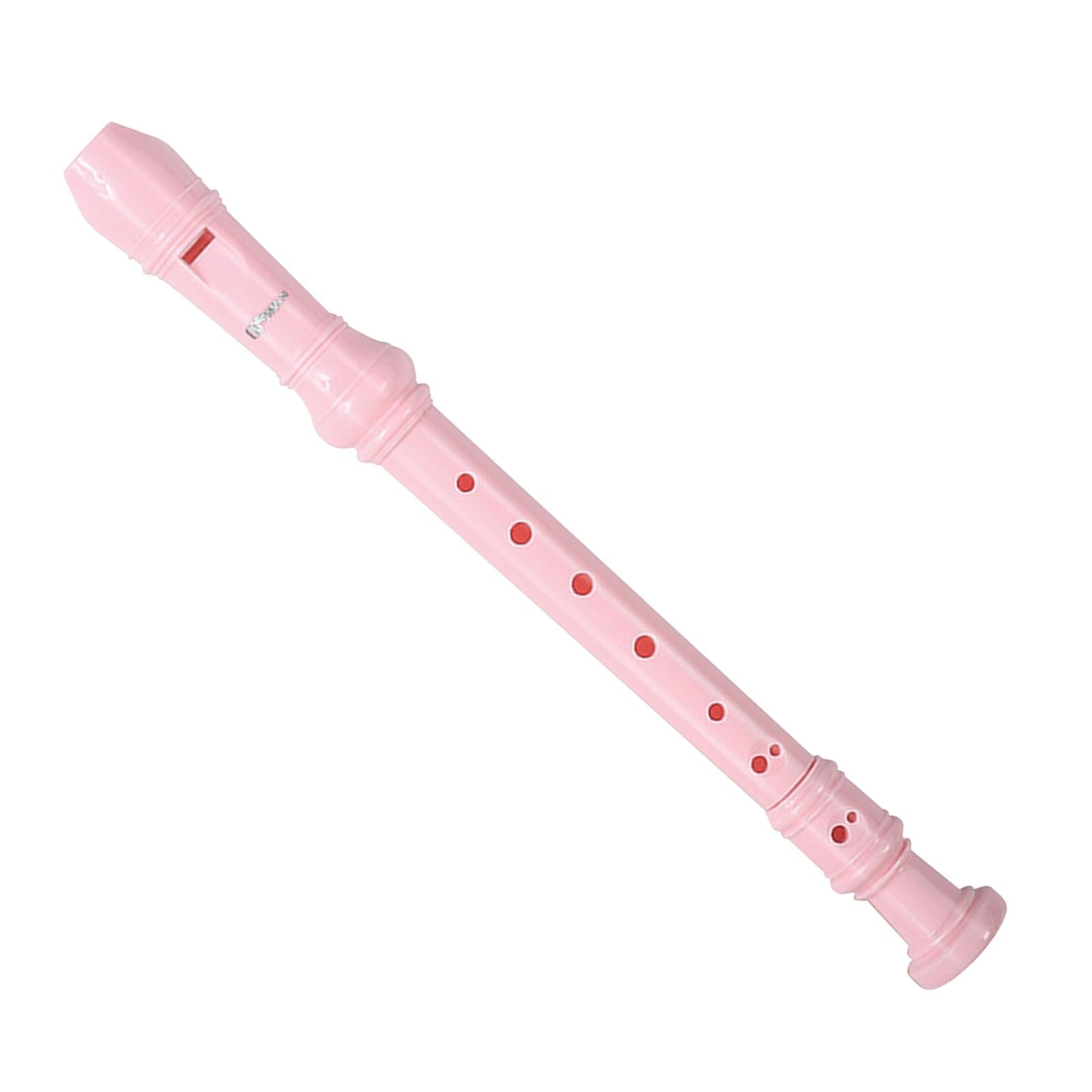 German Style  Soprano Recorder Musical Instrument Gifts  Pink 8 Hole