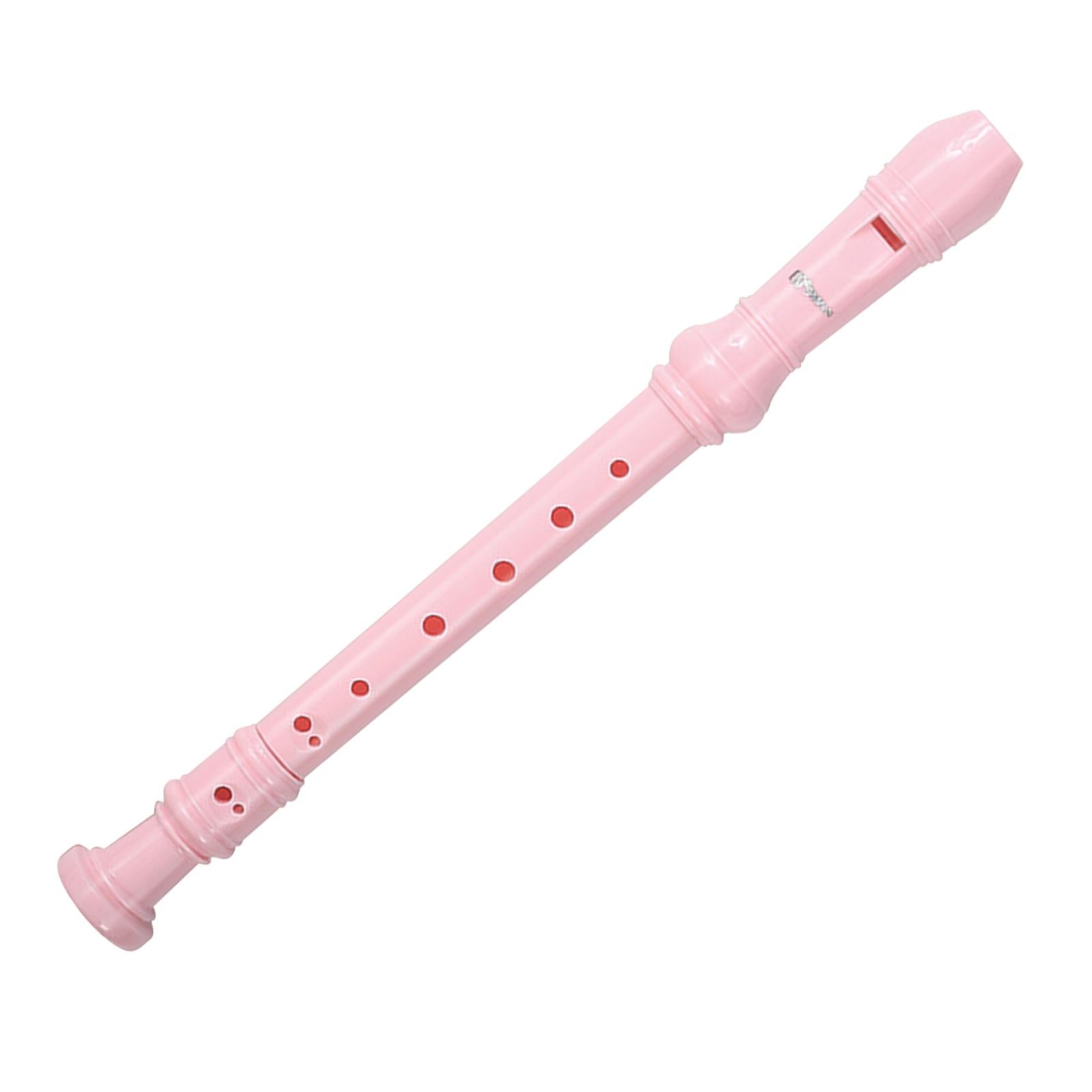 German Style  Soprano Recorder Musical Instrument Gifts  Pink 8 Hole