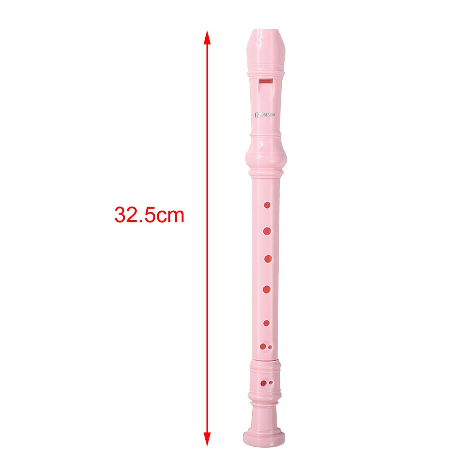 German Style  Soprano Recorder Musical Instrument Gifts  Pink 8 Hole