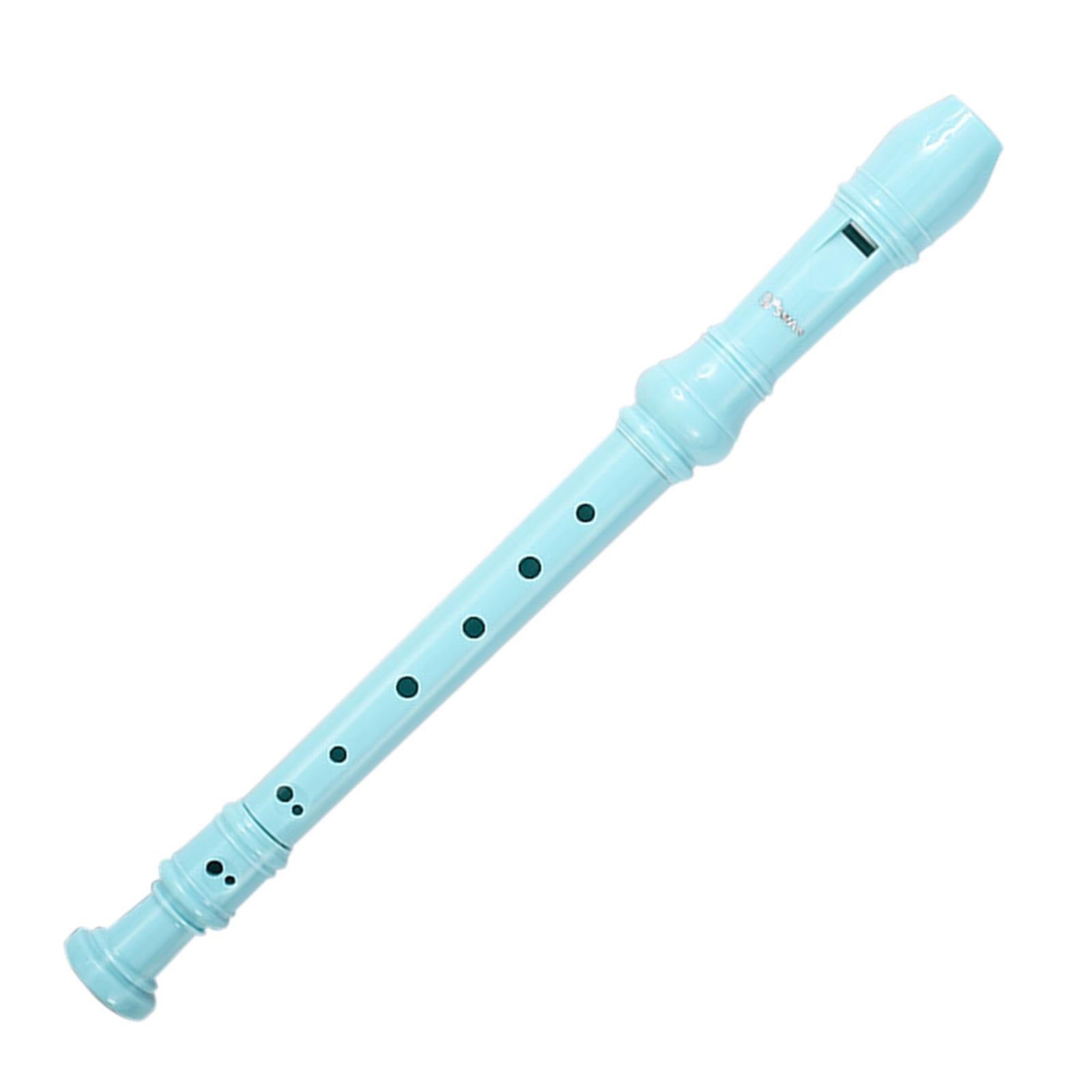 German Style  Soprano Recorder Musical Instrument Gifts  Blue 8 Hole