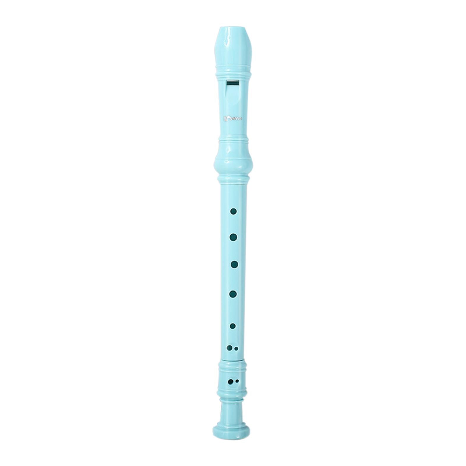 German Style  Soprano Recorder Musical Instrument Gifts  Blue 8 Hole
