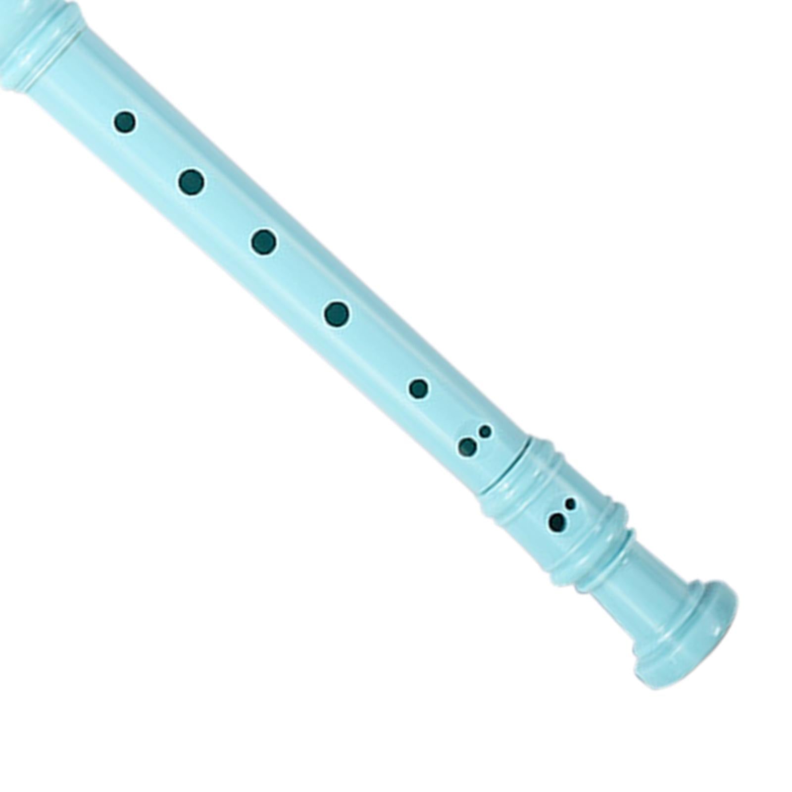 German Style  Soprano Recorder Musical Instrument Gifts  Blue 8 Hole