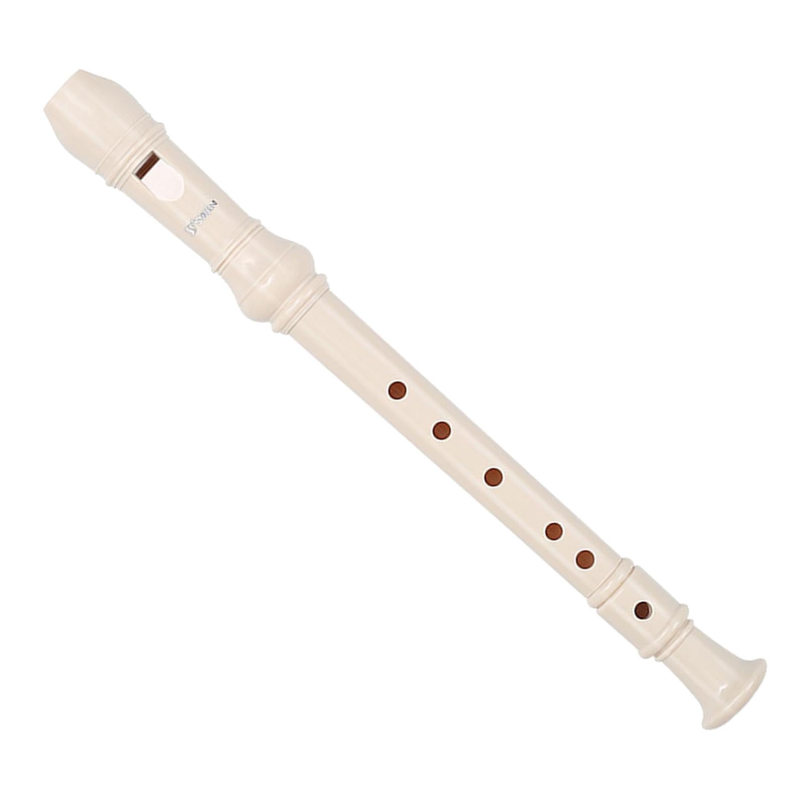 German Style  Soprano Recorder Musical Instrument Gifts  White 6 Hole