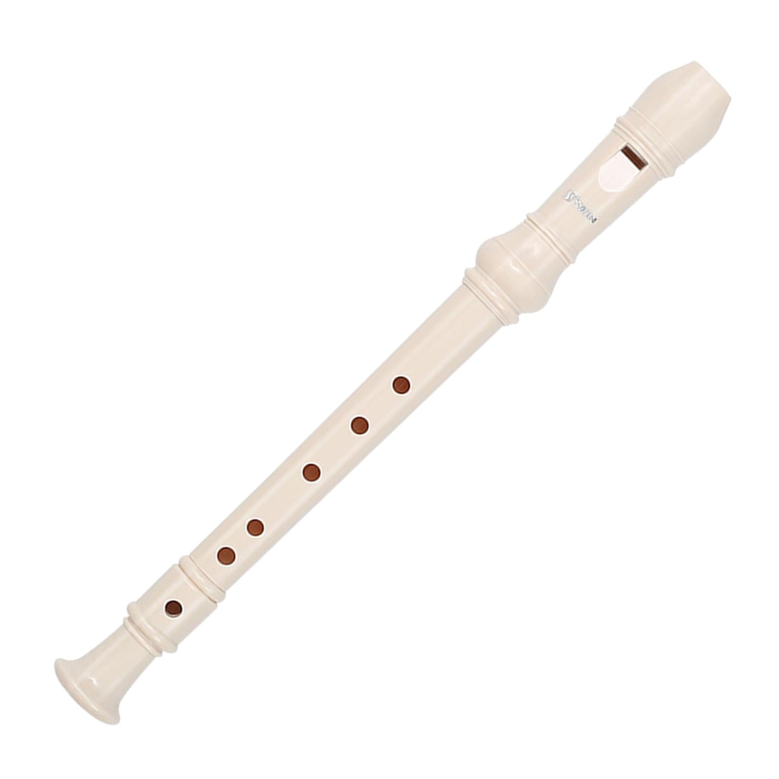 German Style  Soprano Recorder Musical Instrument Gifts  White 6 Hole