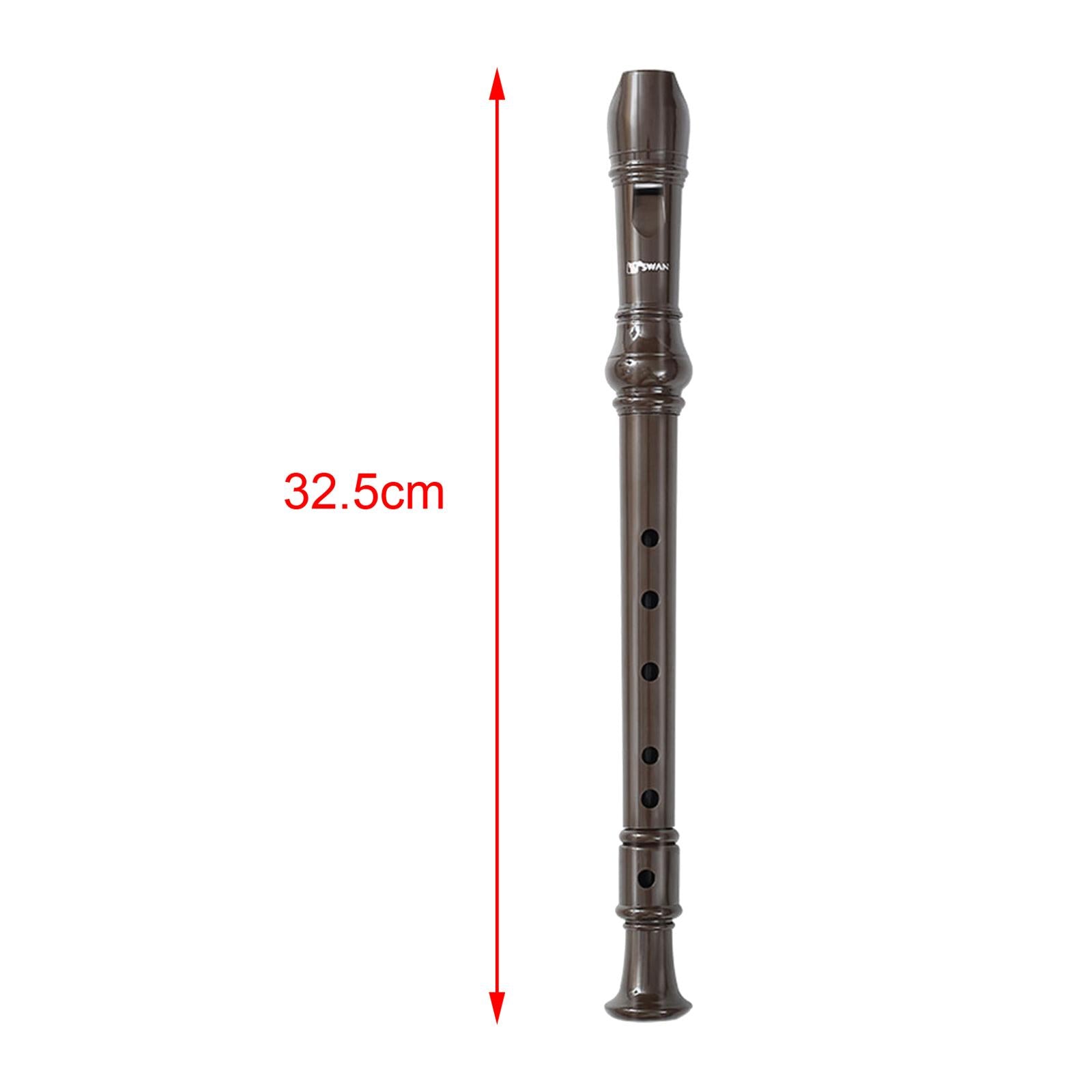 German Style  Soprano Recorder Musical Instrument Gifts  Brown 6 Hole