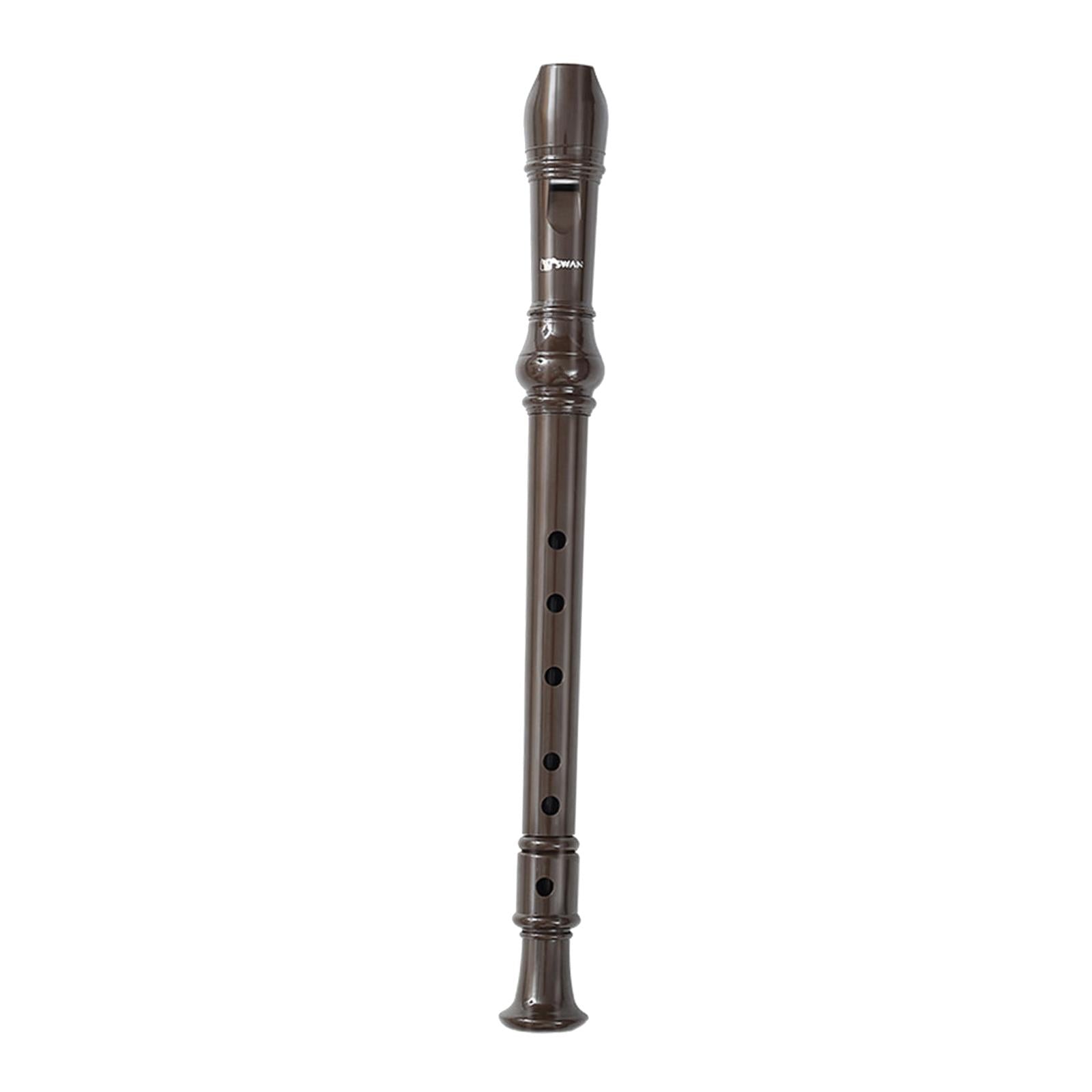 German Style  Soprano Recorder Musical Instrument Gifts  Brown 6 Hole
