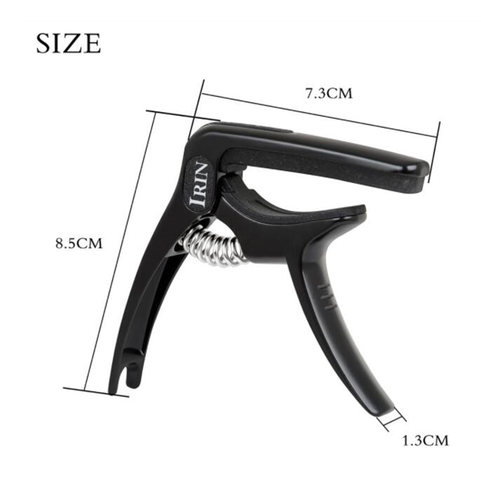 Professional Guitar Capo with 3 Picks for Banjo Mandolin Musical Instruments