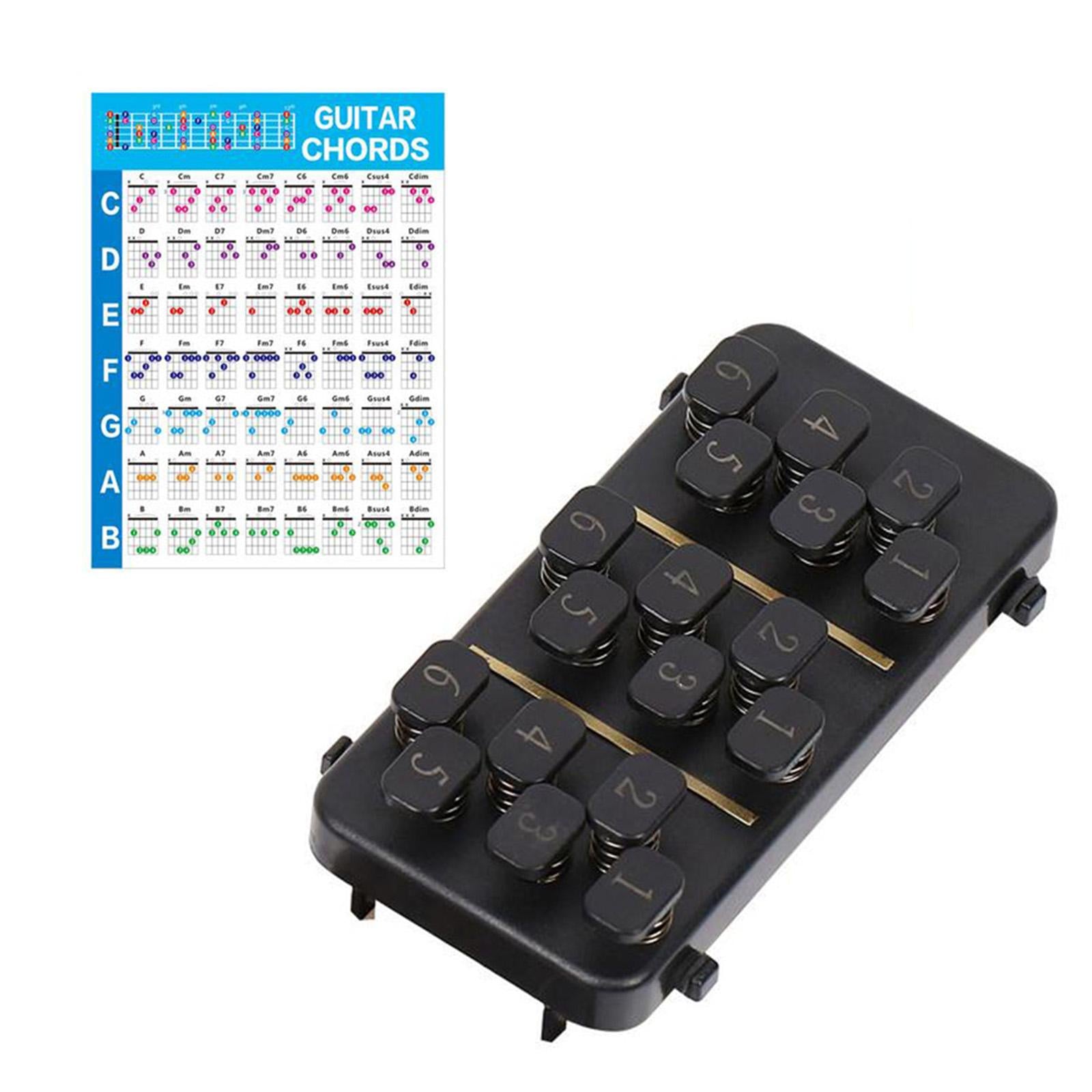 Chord Learning Aid with Guitar Chord Chart Accessories for Teaching Training