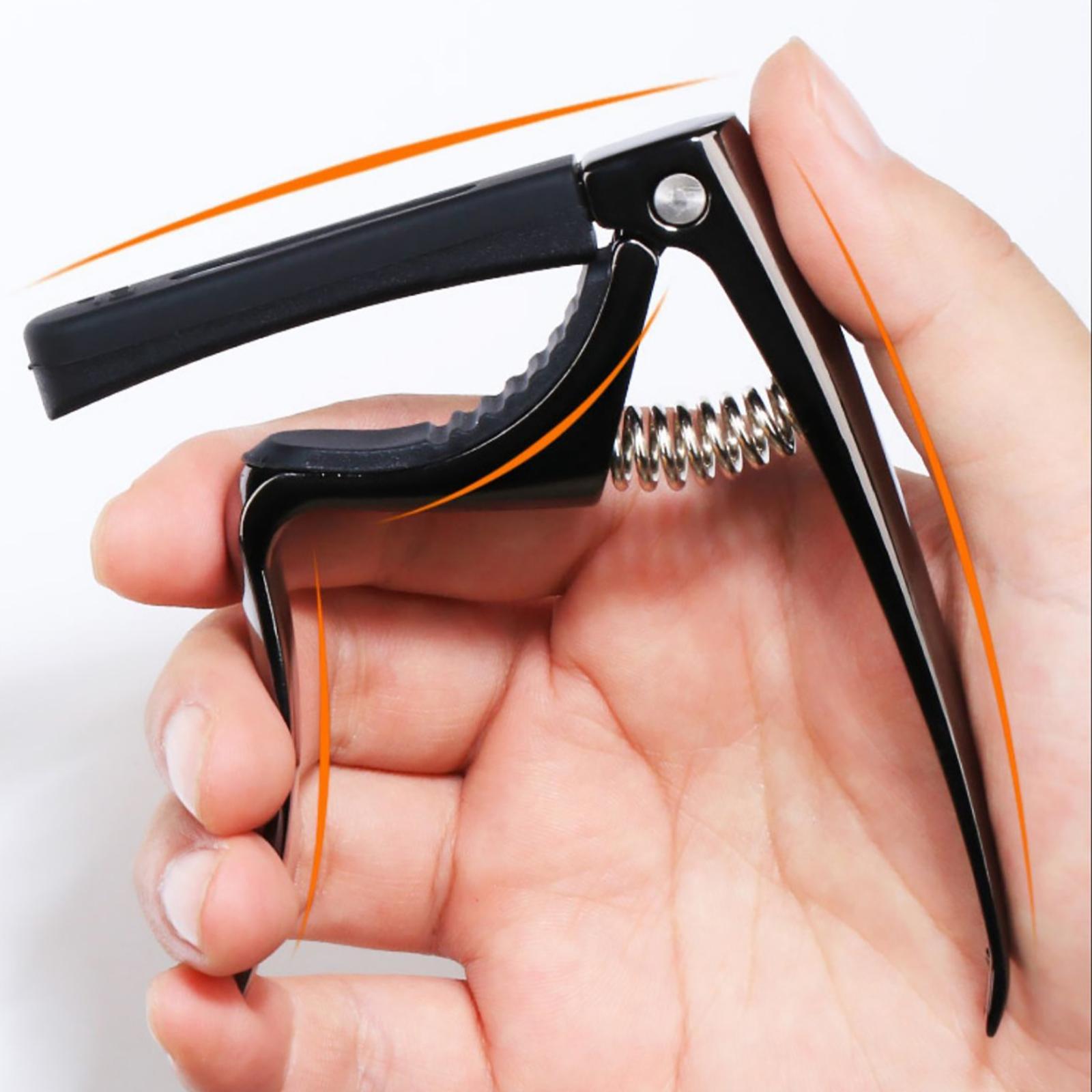 Guitar Capo Zinc Alloy for Acoustic Classic and Electric Guitars Gold