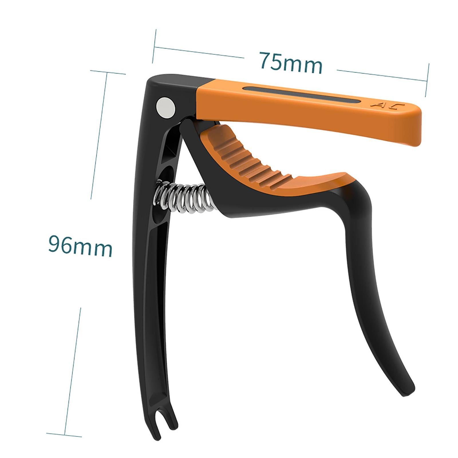 Guitar Capo Zinc Alloy for Acoustic Classic and Electric Guitars Black