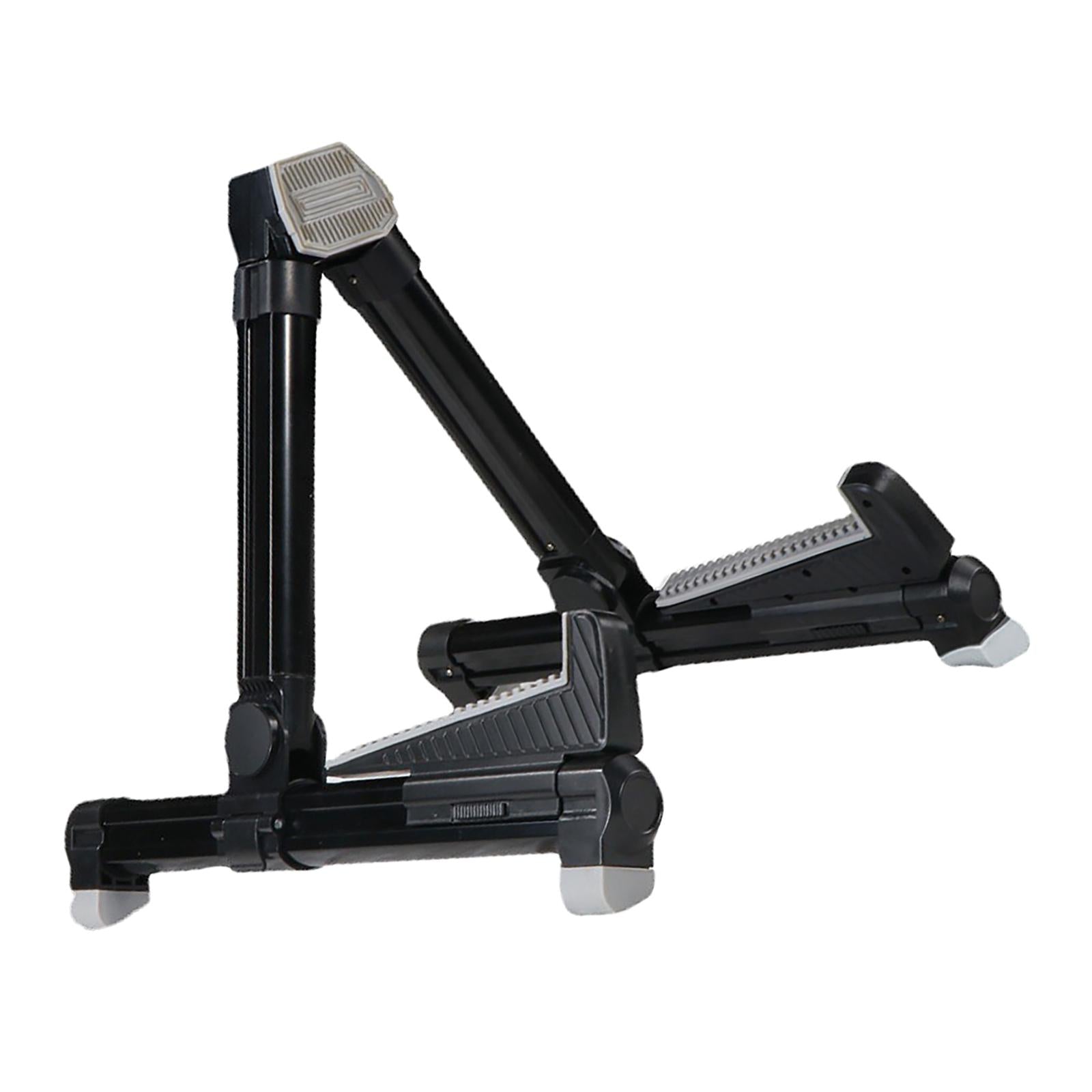 Guitar Stand Durable Non-Slip Rubber Pad&Feet Floor Stand for Folk Guitars Black