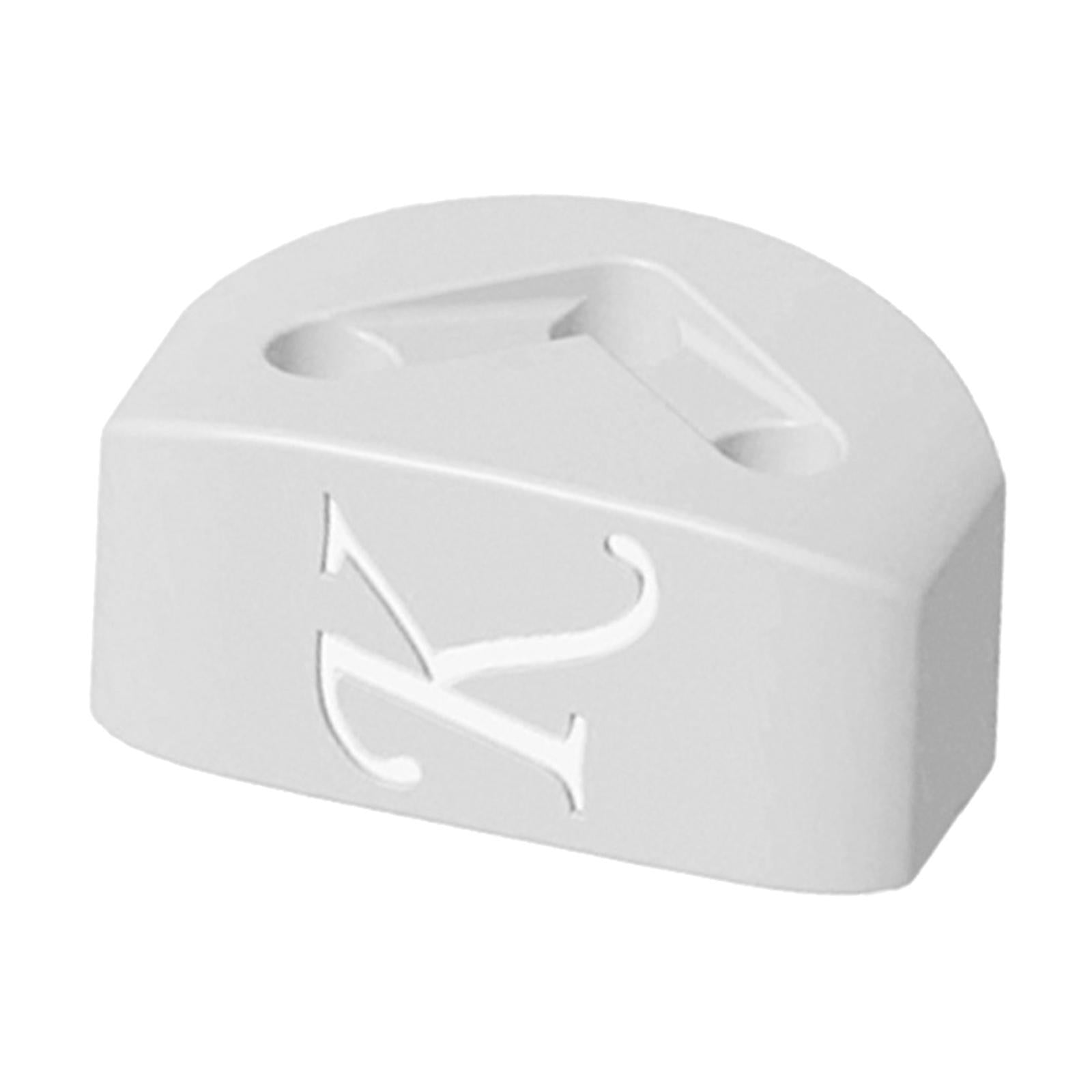 7 Pieces Guitar String Retainer String Buckle for Classical Guitar Accessory White